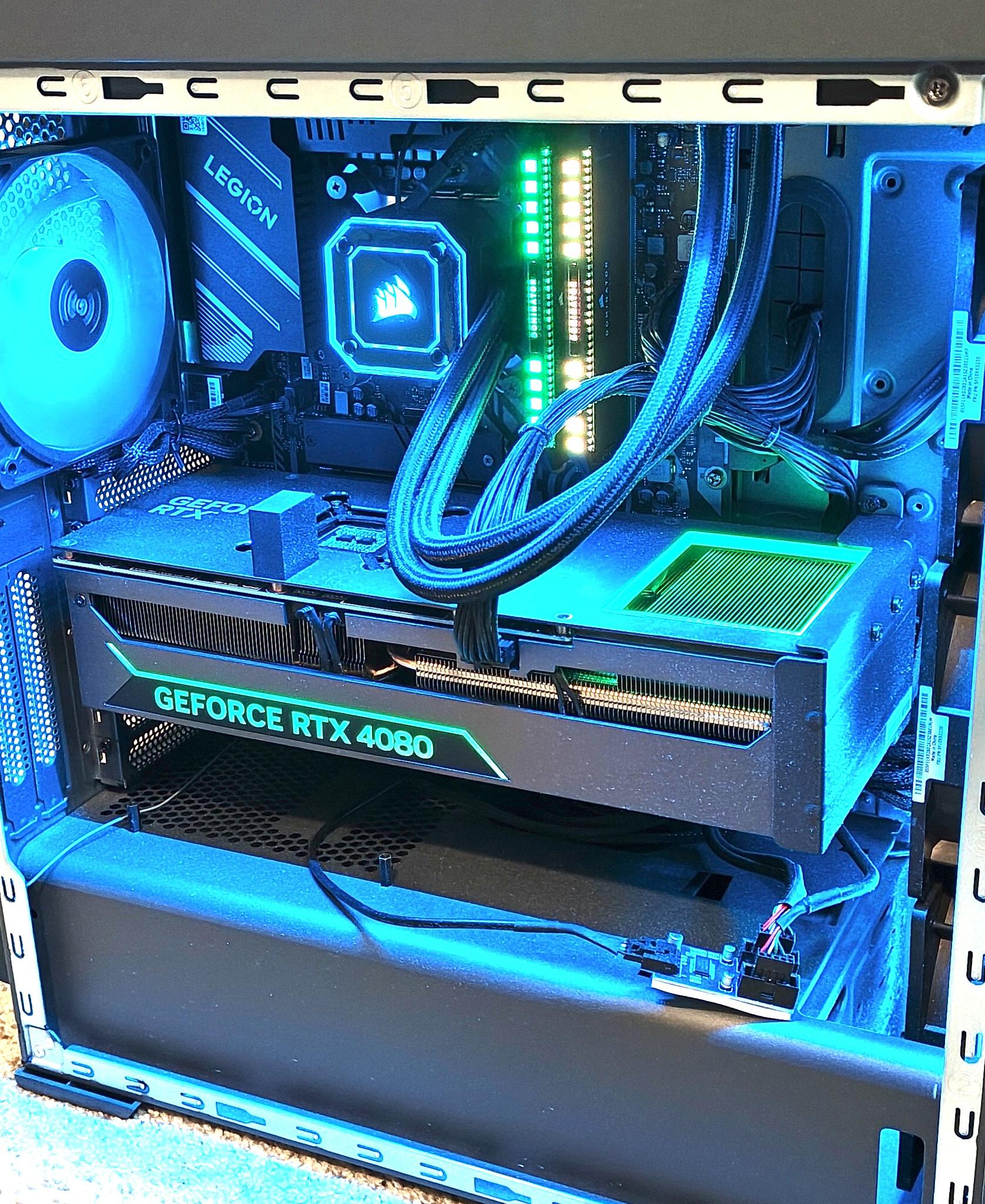 Lenovo Legion T7 Gaming PC: Intel Core i7 13700KF | Nvidia Geforce RTX 4080 | 64GB RAM | 2TB SSD FS!