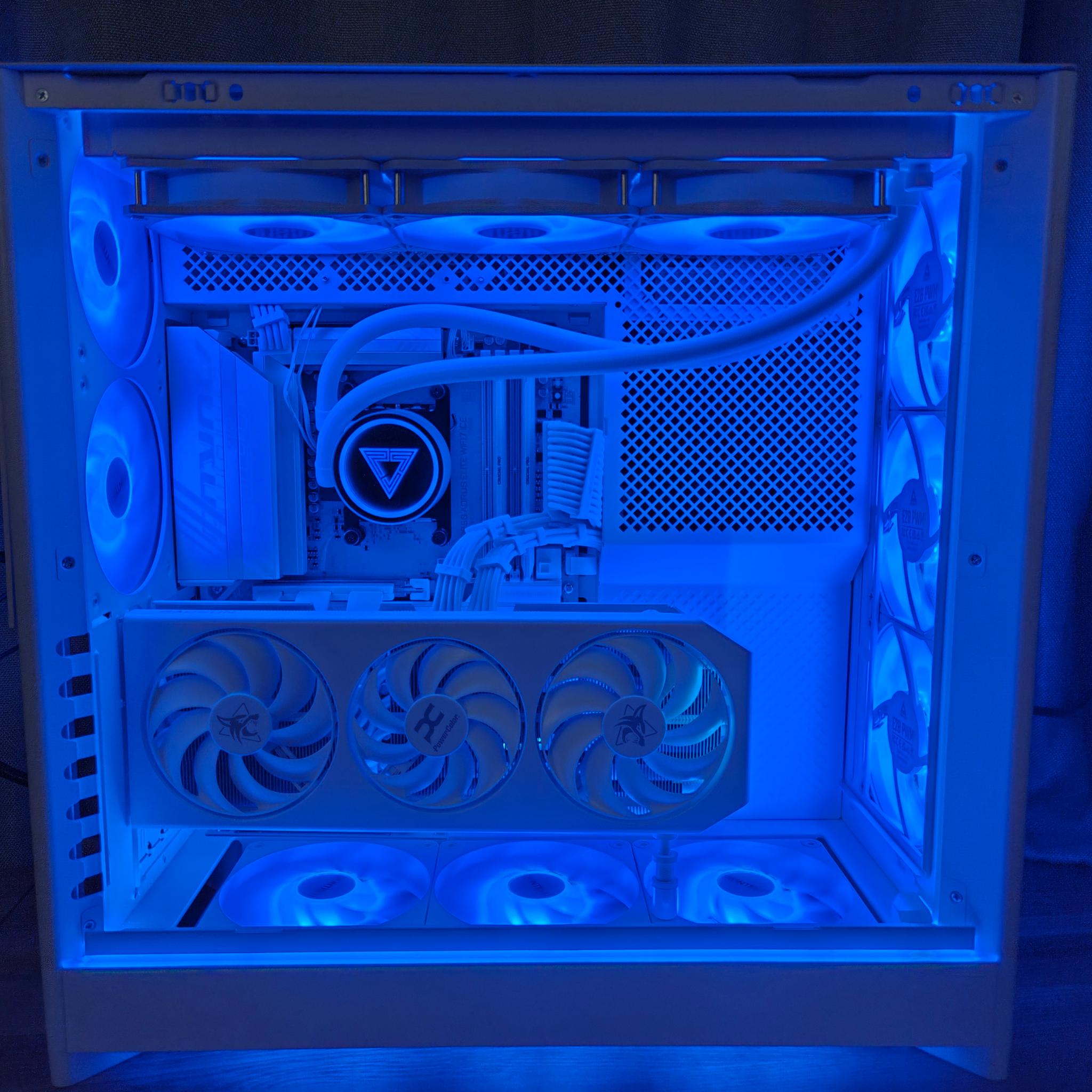 Custom Gaming PC - Ryzen 7 7800X3D, Spectral White RX 9070 XT, 32 GB DDR5 6400mHz, 2 TB Gen4 NVME