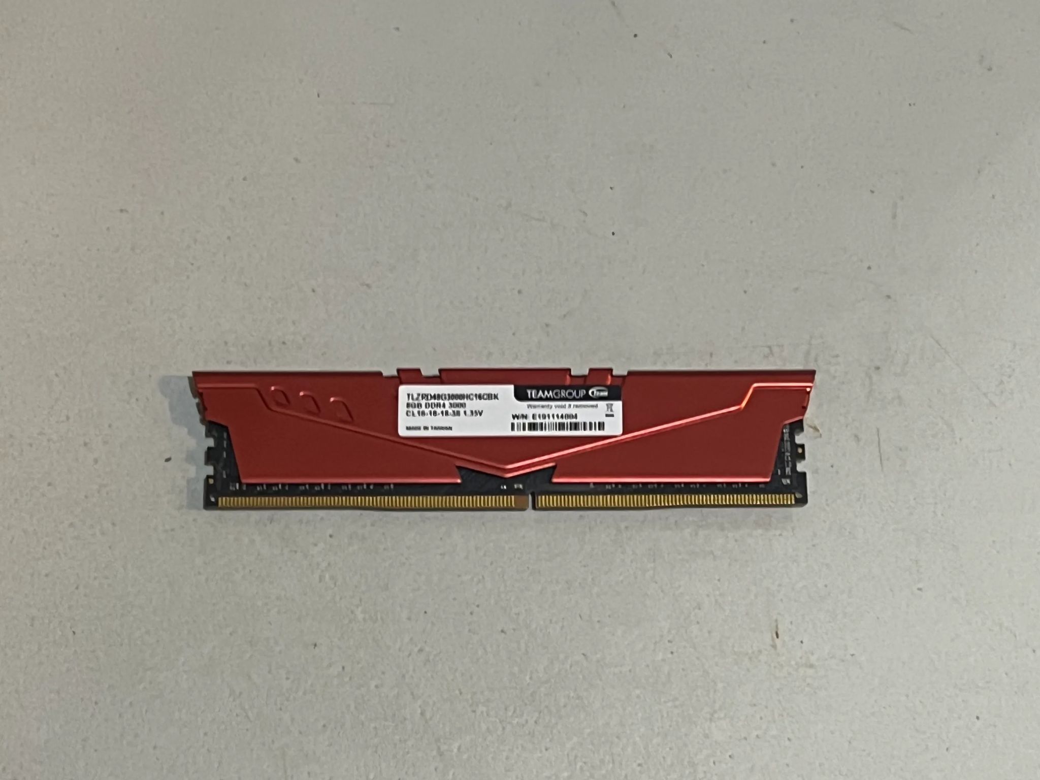 TeamGroup DDR4 ram 8GB 3000mhz