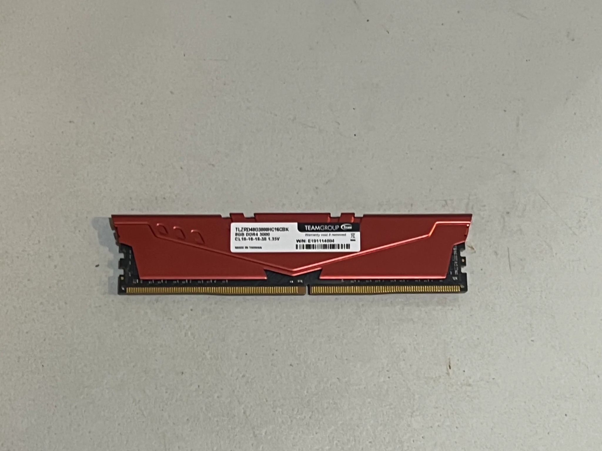 TeamGroup DDR4 ram 8GB 3000mhz