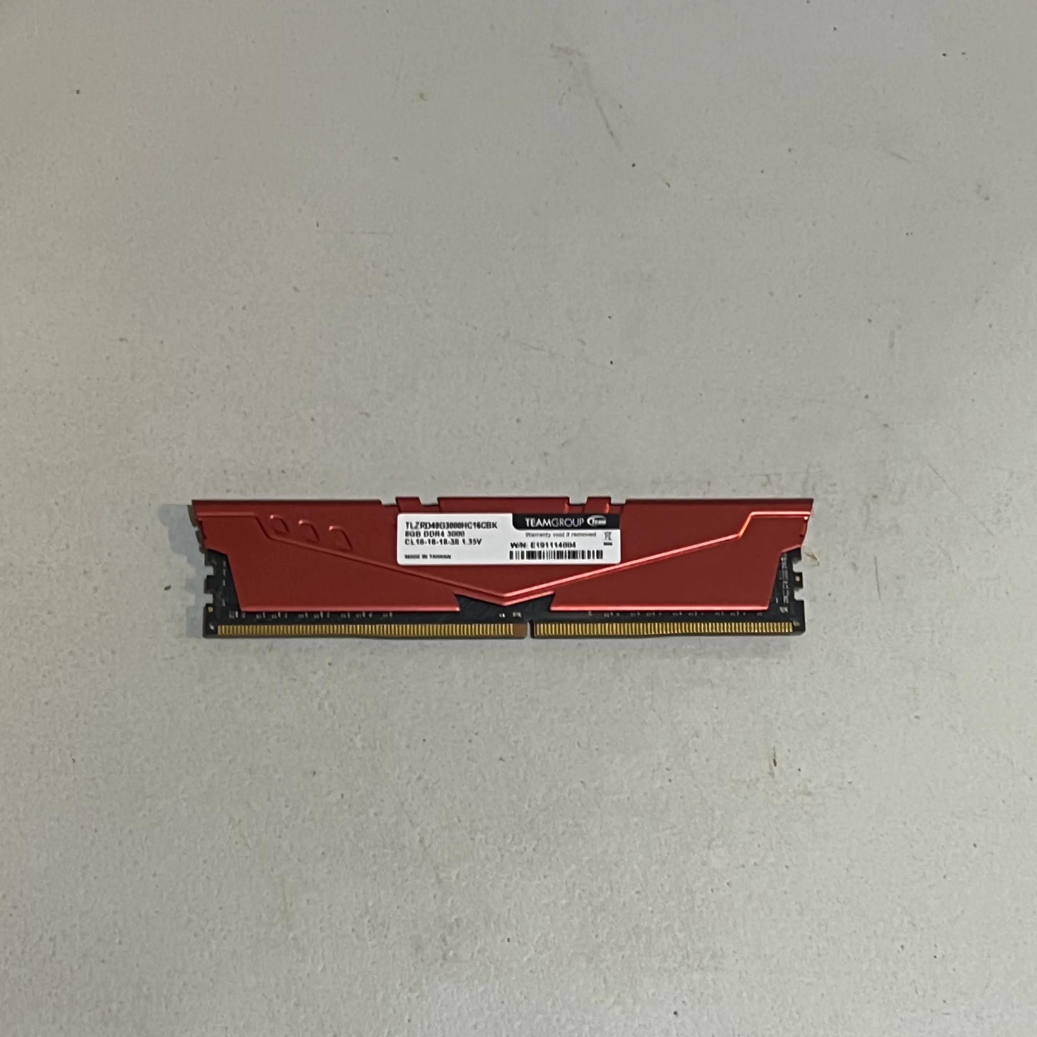 TeamGroup DDR4 ram 8GB 3000mhz