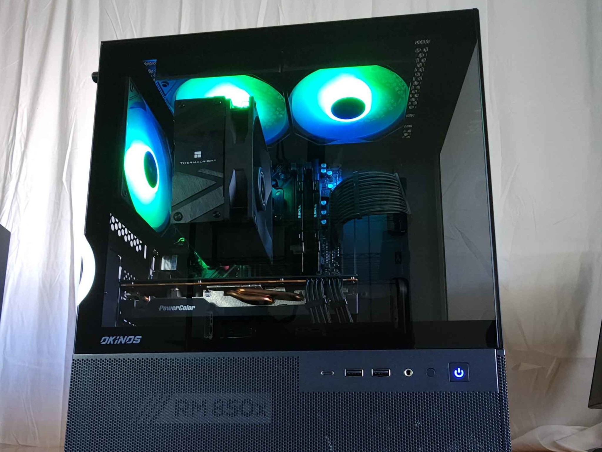 Obsidian core 🌑💻 | Ryzen 5600x | Radeon 6700xt | 32gb | 1tb NVME | 850w | WIFI Included!