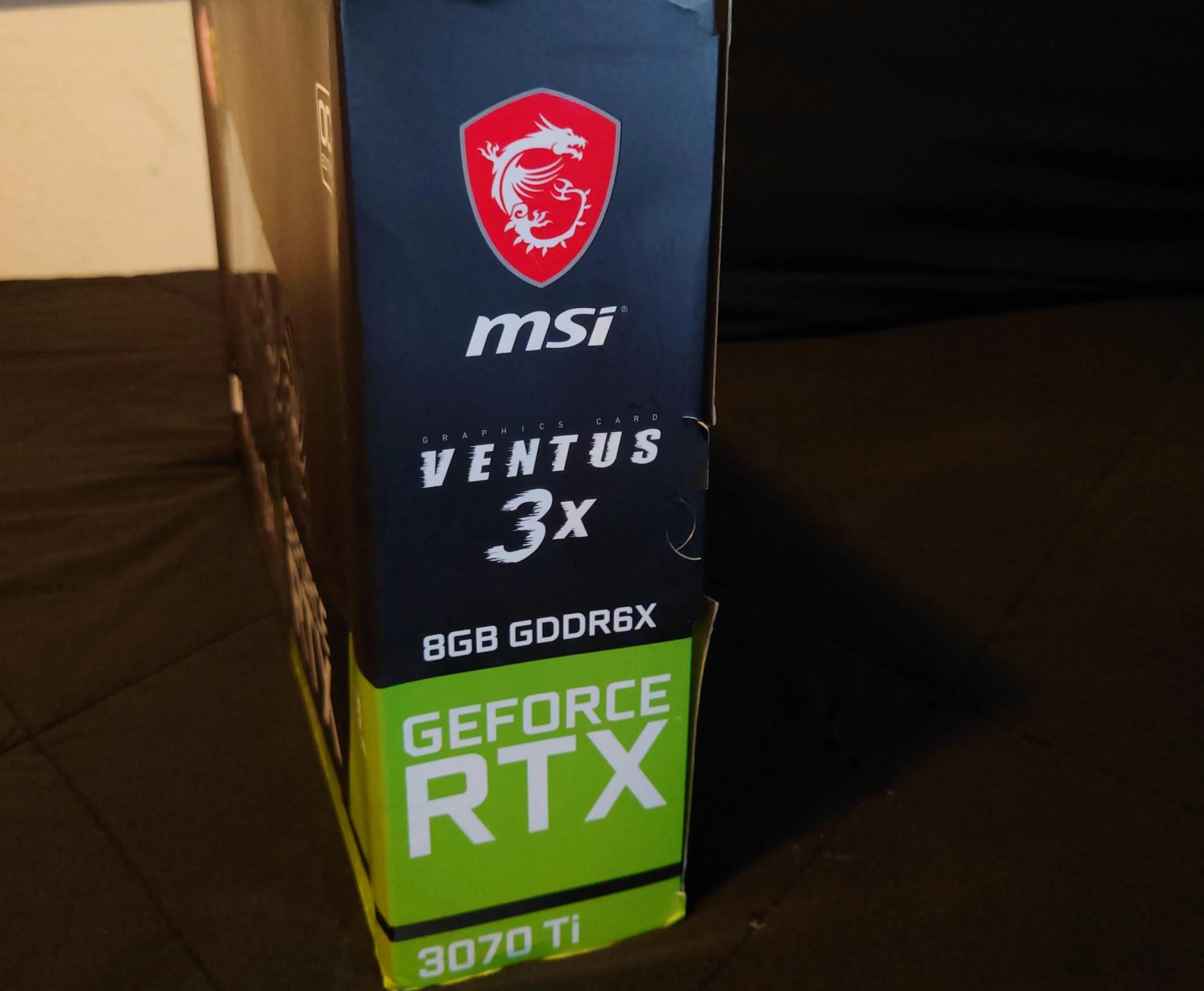 Selling | Used like New | MSI GeForce RTX 3070 Ti VENTUS 3X 8G OC Edition