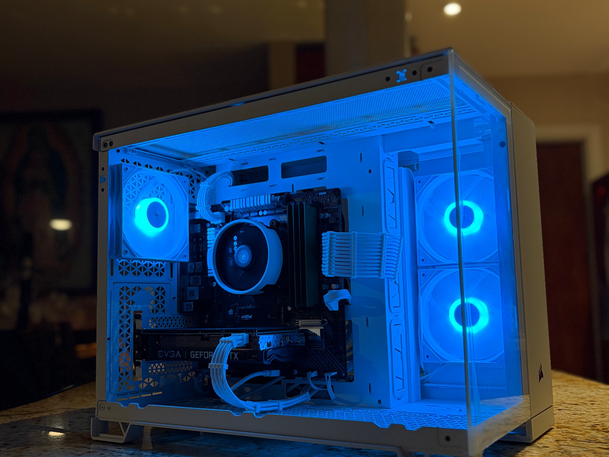 White Gaming PC | 3060TI | Ryzen 5 5500 | 16GB RAM | 1TB SSD | Wi-fi + BT