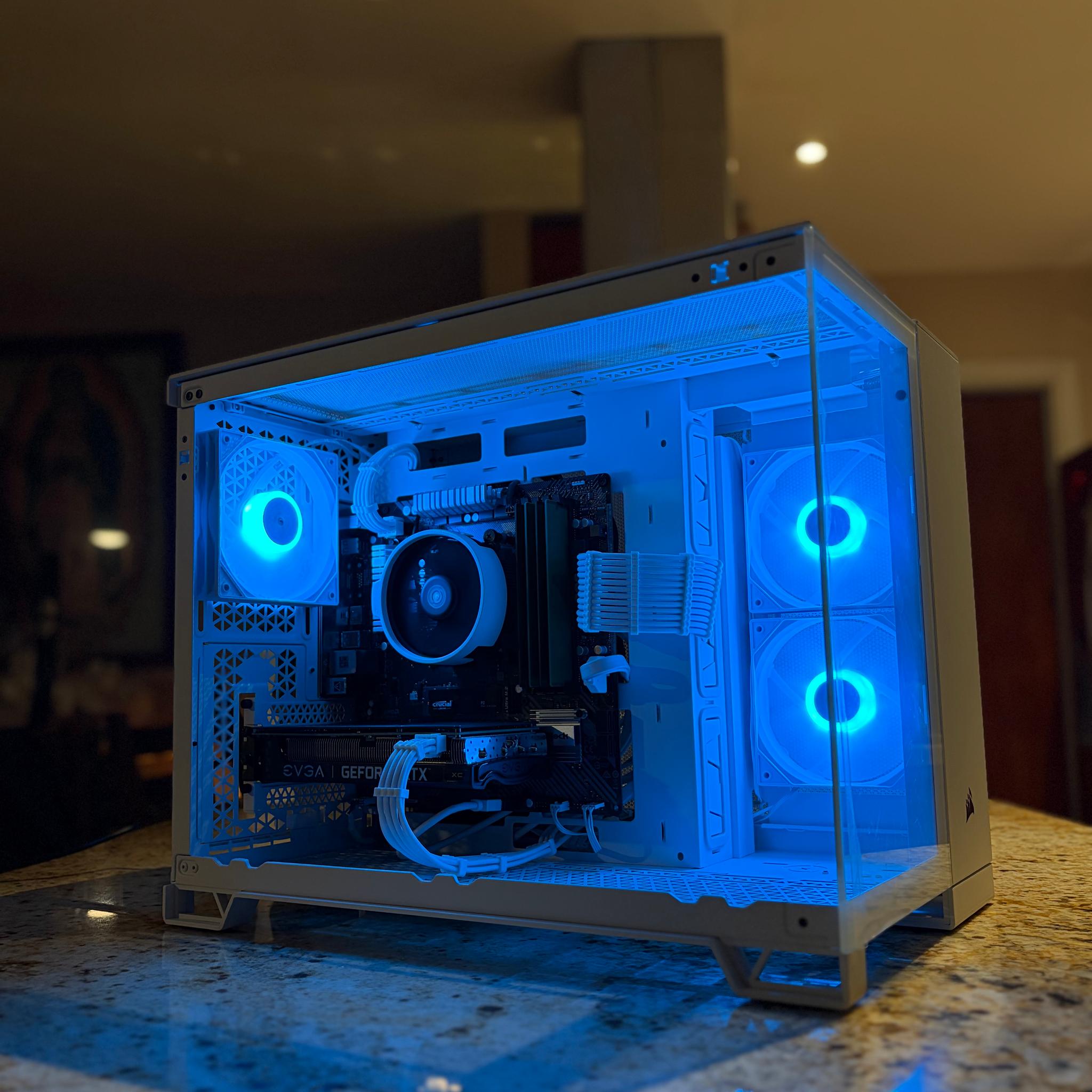 White Gaming PC | 3060TI | Ryzen 5 5500 | 16GB RAM | 1TB SSD | Wi-fi + BT
