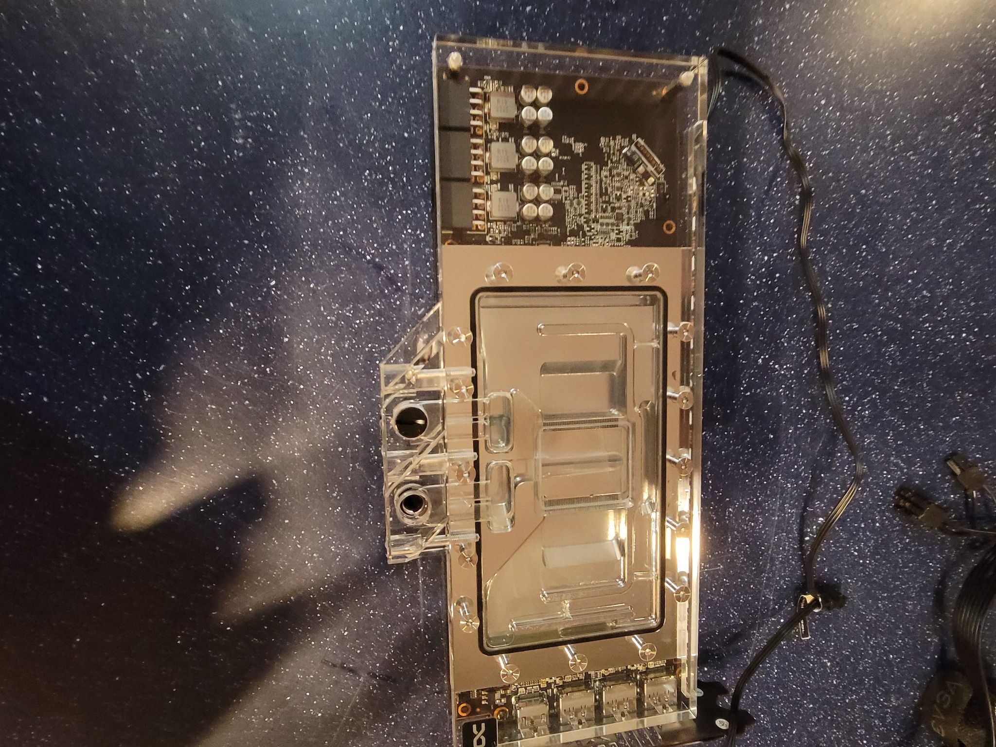Watercooled Xfx 7900xtx with air cooler