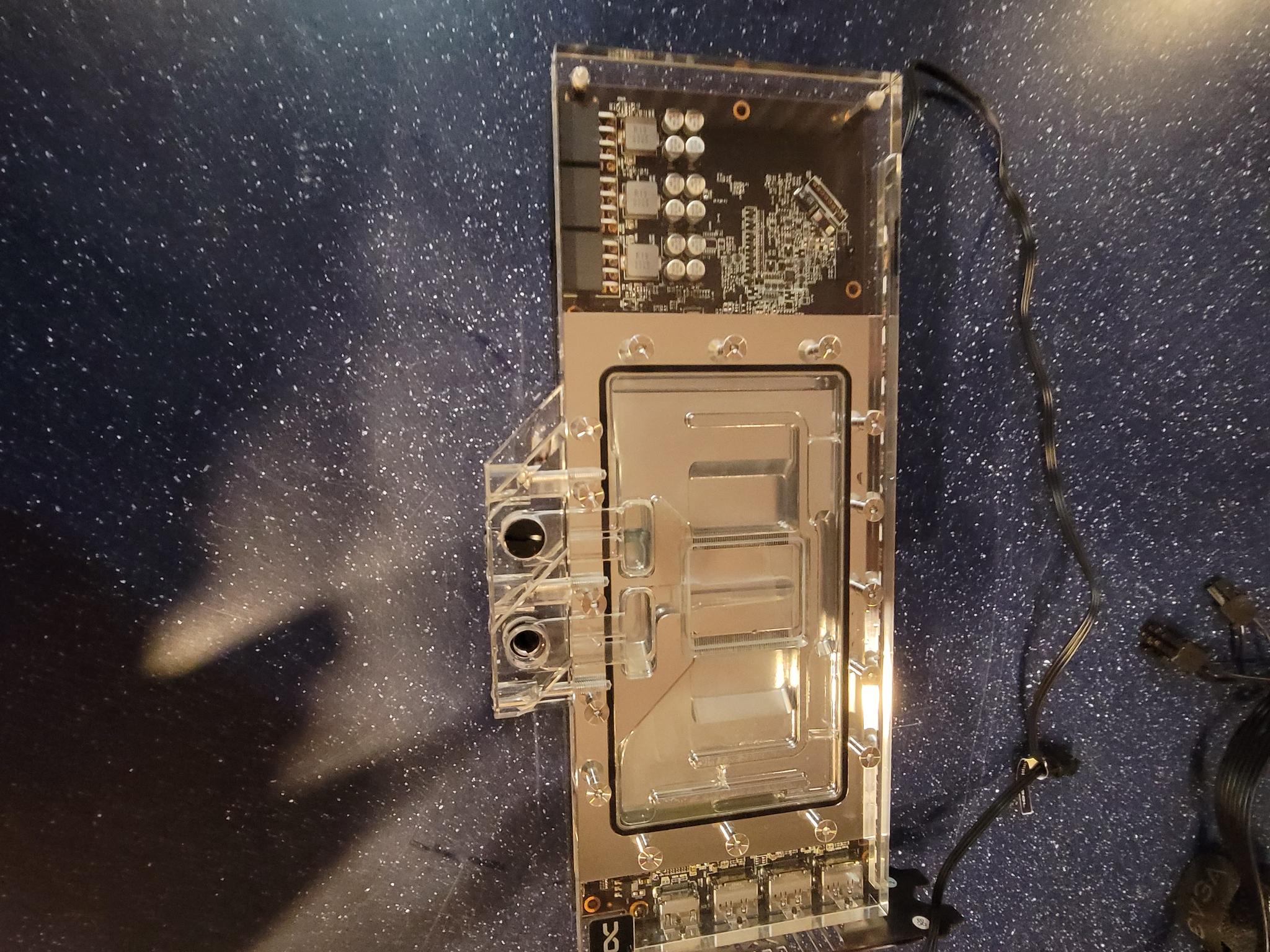 Watercooled Xfx 7900xtx with air cooler