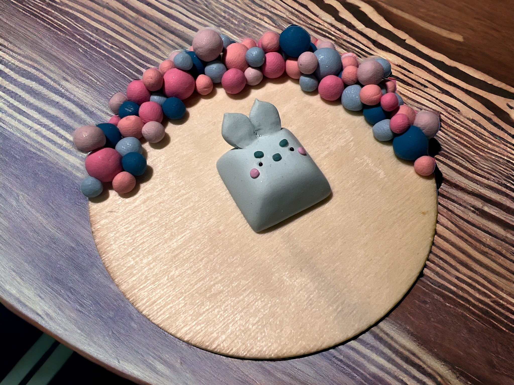 The Dollar Keycap - Blue Piglet