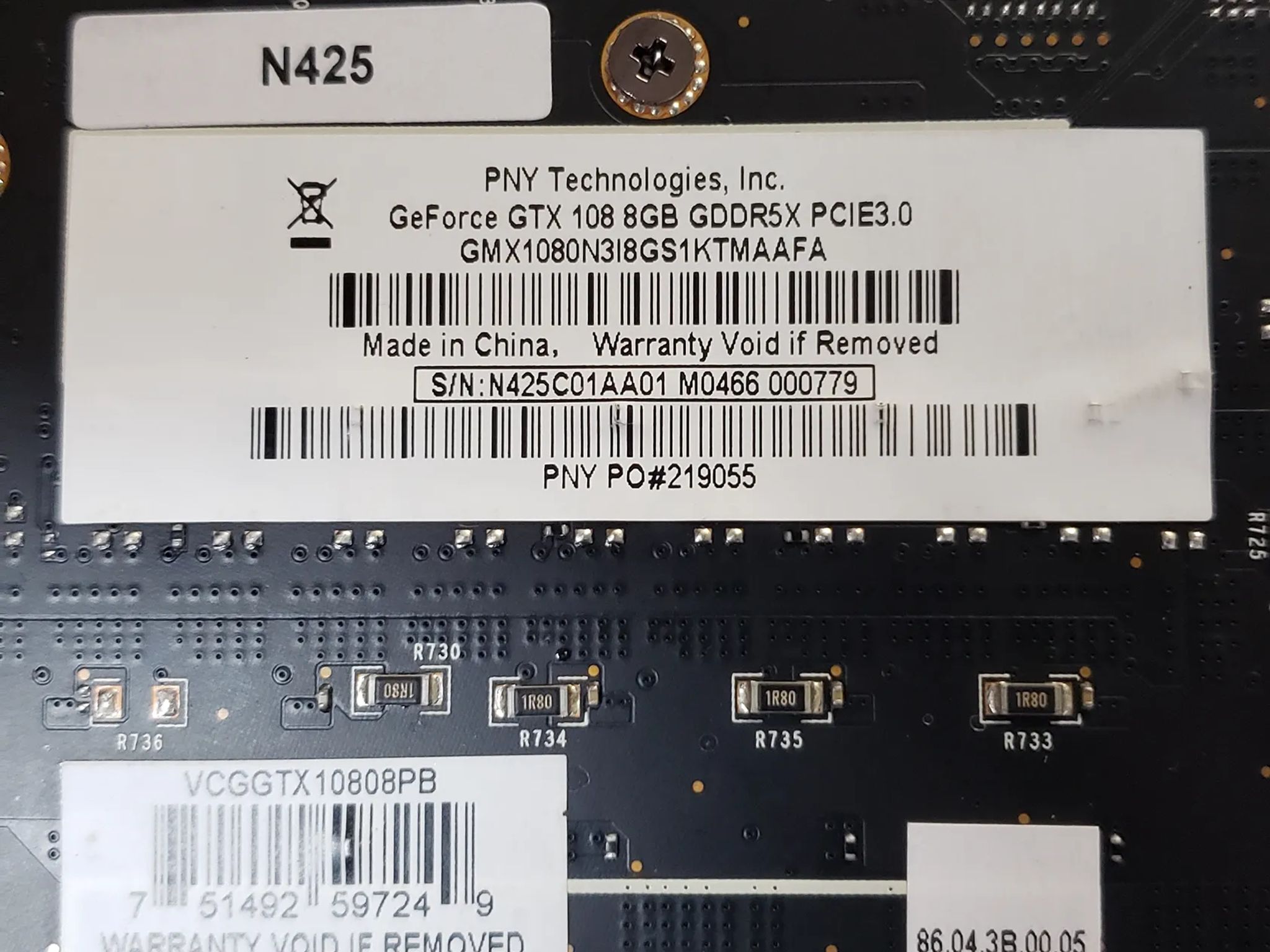 PNY GTX 1080
