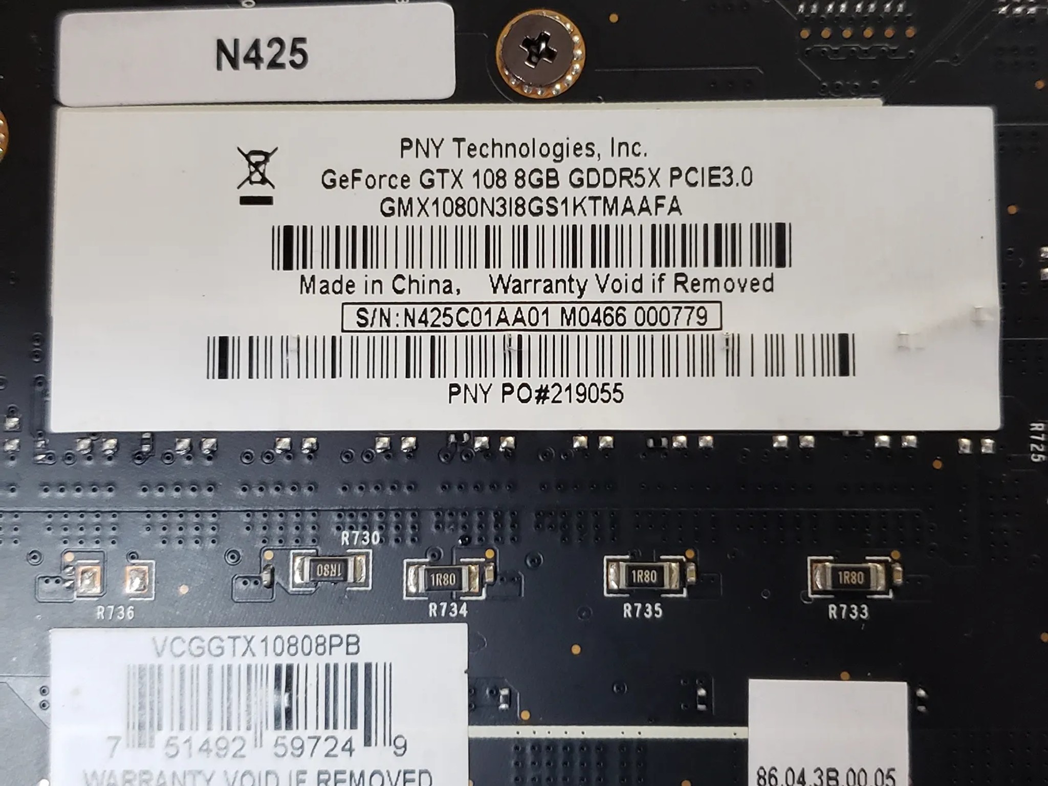 PNY GTX 1080