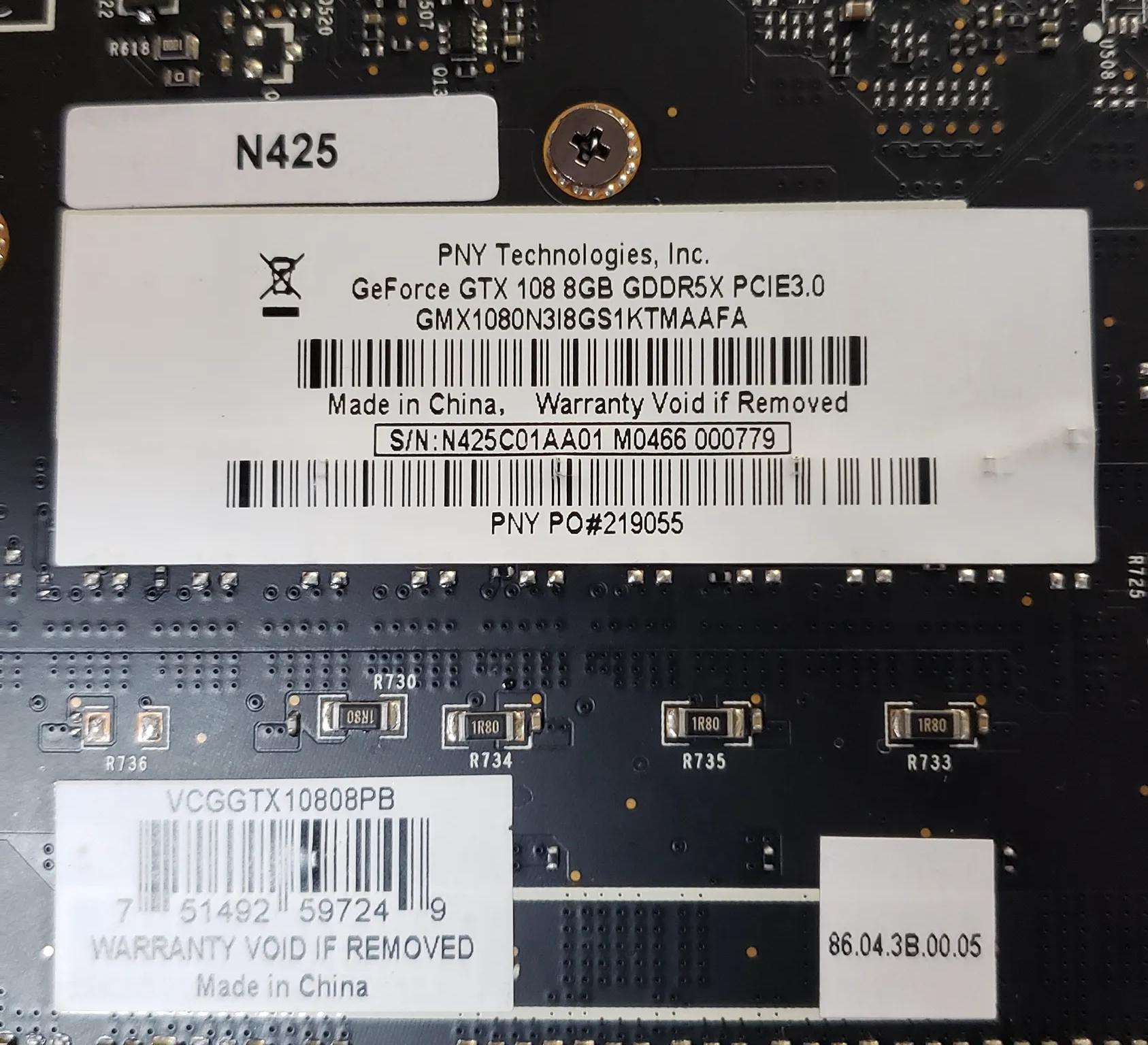PNY GTX 1080