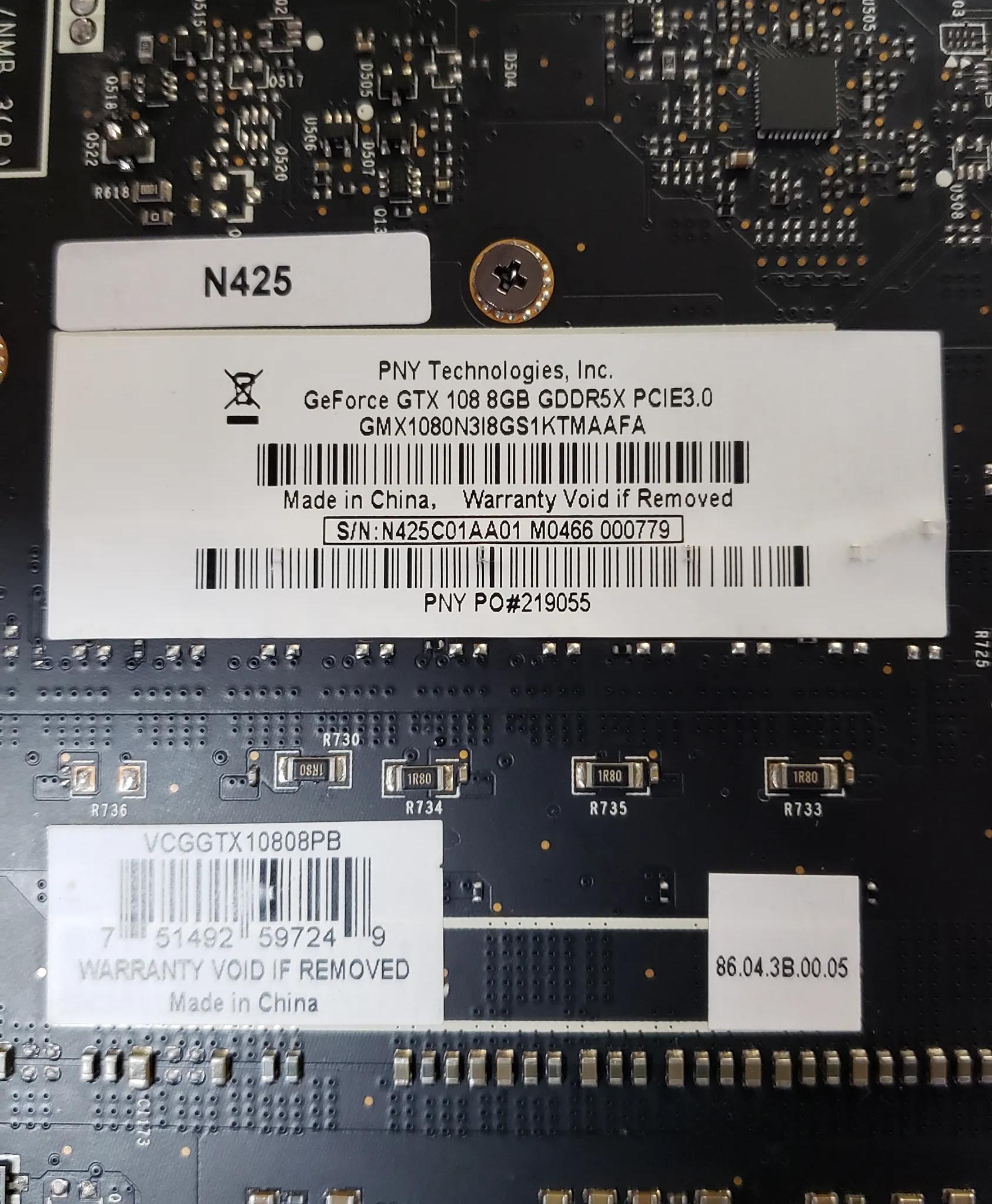 PNY GTX 1080
