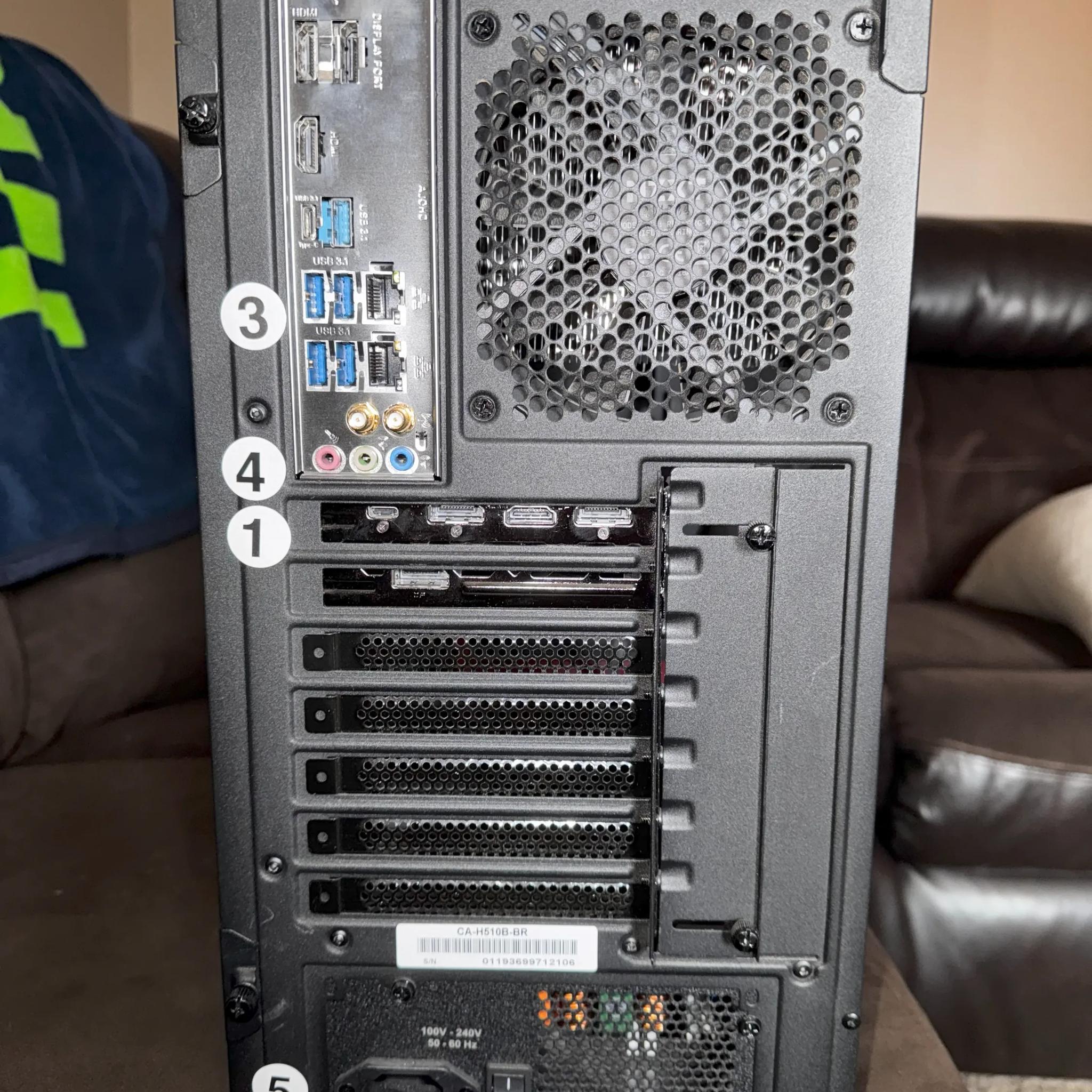 Gaming PC - 2070 Super, Intel i5-9600k, 16 GB RAM 3000 MHz, Intel 660p 1TB SSD