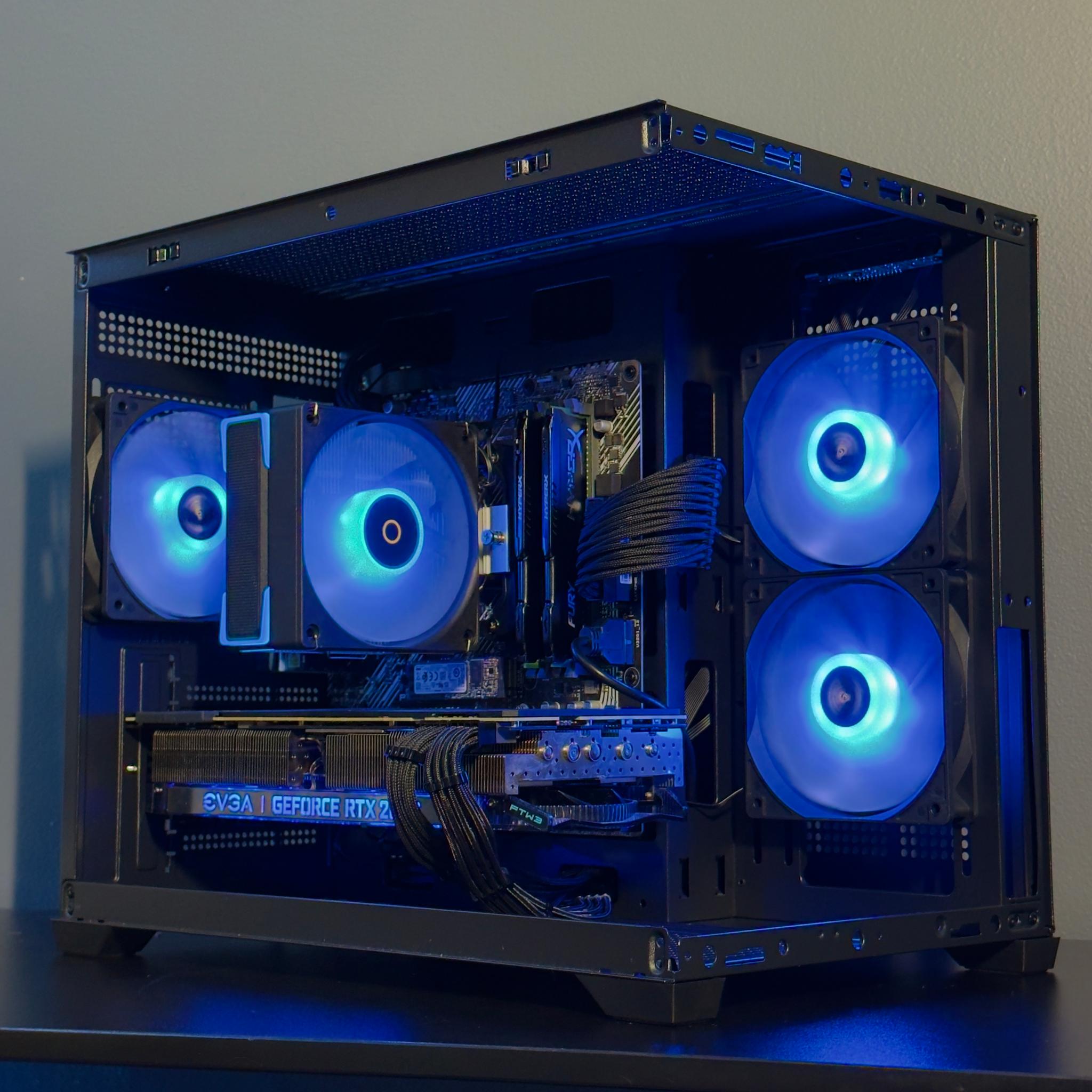🔥RTX 2080, Ryzen 5 5500, 16GB DDR4, 512GB SSD- Aura Gaming PC