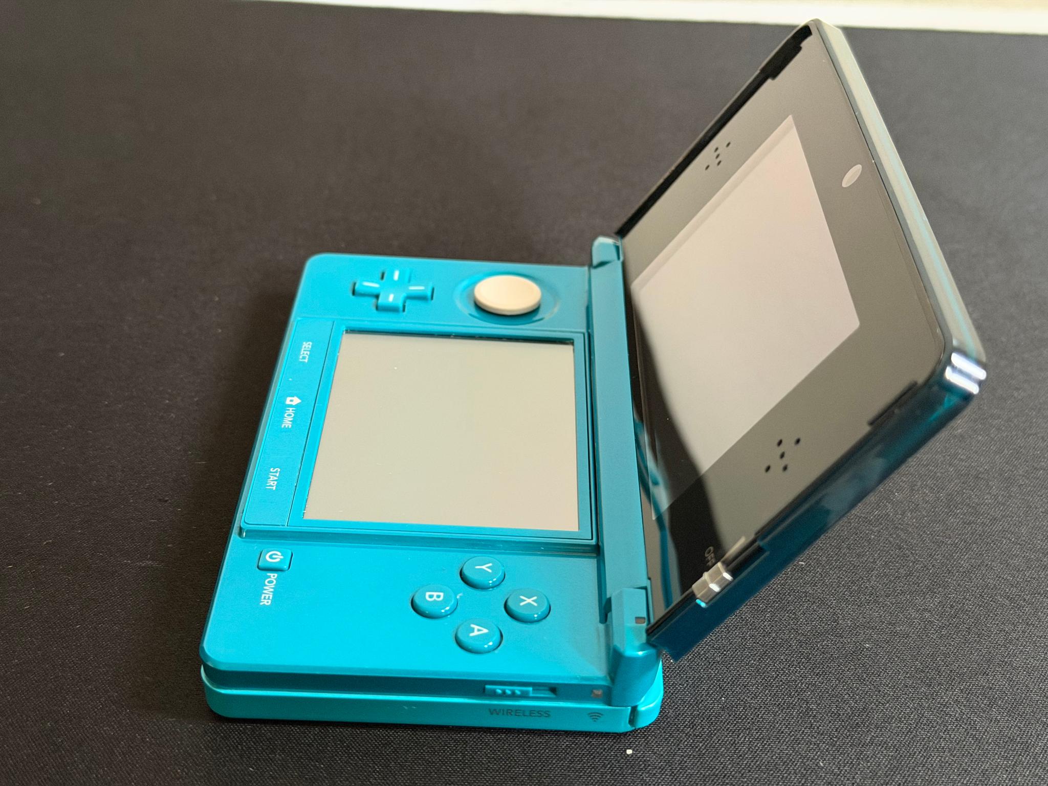 Nintendo 3DS Aqua Blue Teal Console CTR-001 USA System, Tested