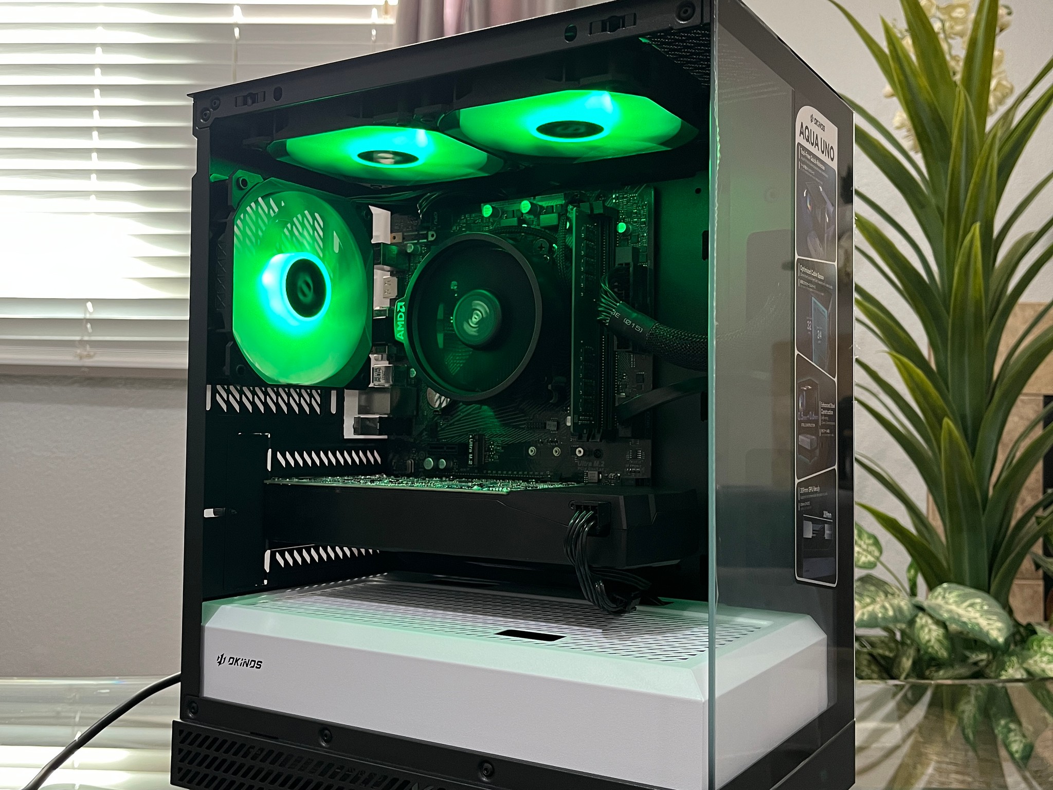 GTX 1060 6GB, Ryzen 7 1700, 8GB RAM | Black RGB Gaming Computer/PC