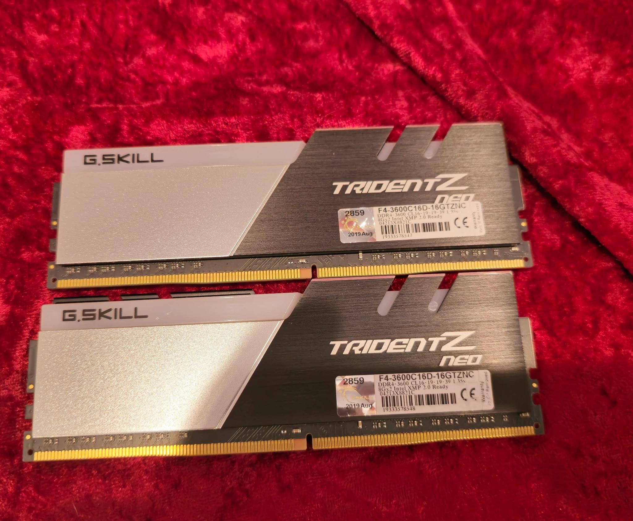 G Skill TridentZ Neo RGB DDR4 16GB (2X8GB)