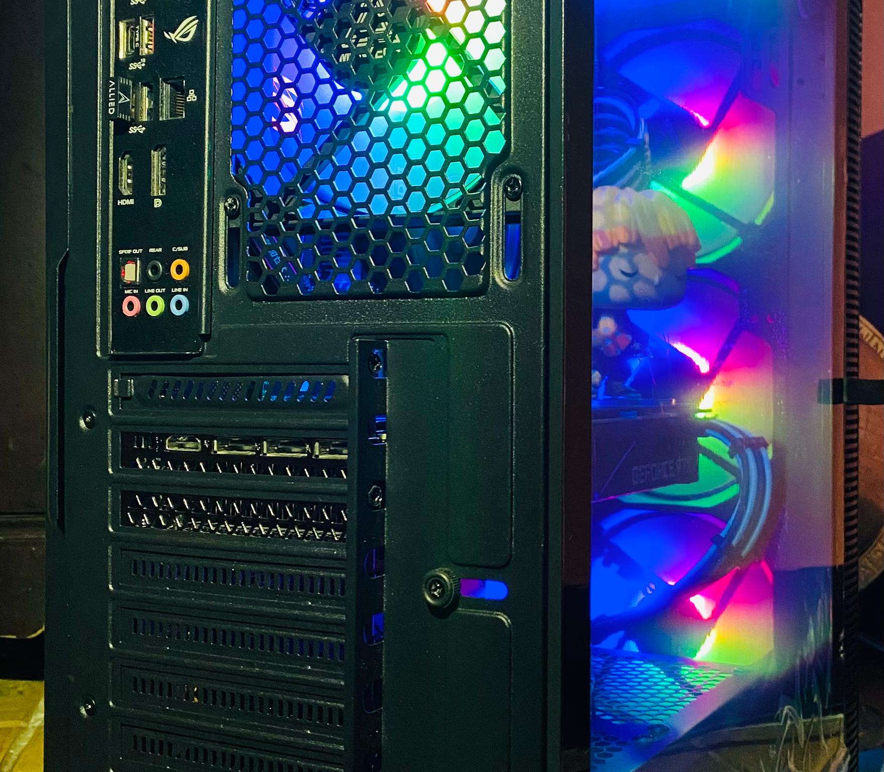 RTX3060TI| Ryzen 7| B550-F Asus Rog Strix| 1TB NVMe| 16GB (2x8gb)DDR4 Vengeance RAM| Windows 11 Home