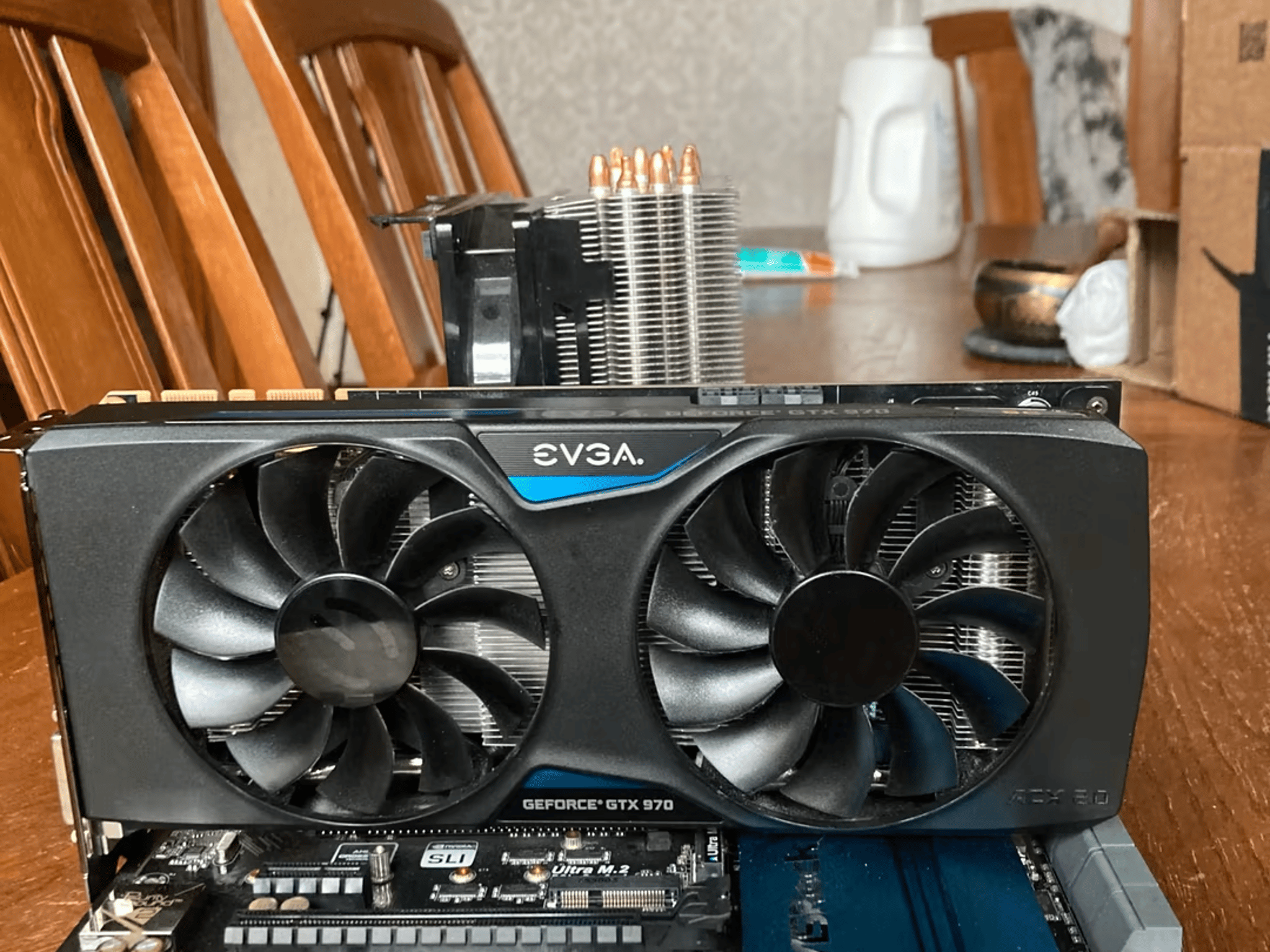 CPU GPU MOTHERBOARD RAM PSU HDD COMBO EVERYTHING FOR A GAMING PC EXCEPT A CASE!