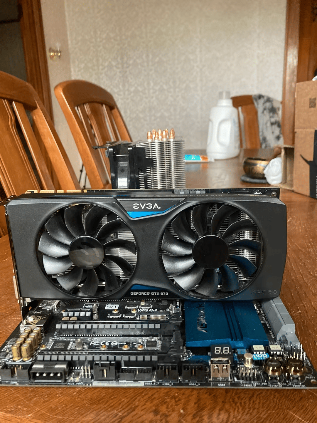 CPU GPU MOTHERBOARD RAM PSU HDD COMBO EVERYTHING FOR A GAMING PC EXCEPT A CASE!
