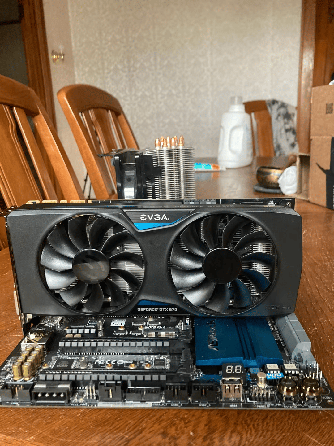 CPU GPU MOTHERBOARD RAM PSU HDD COMBO EVERYTHING FOR A GAMING PC EXCEPT A CASE!