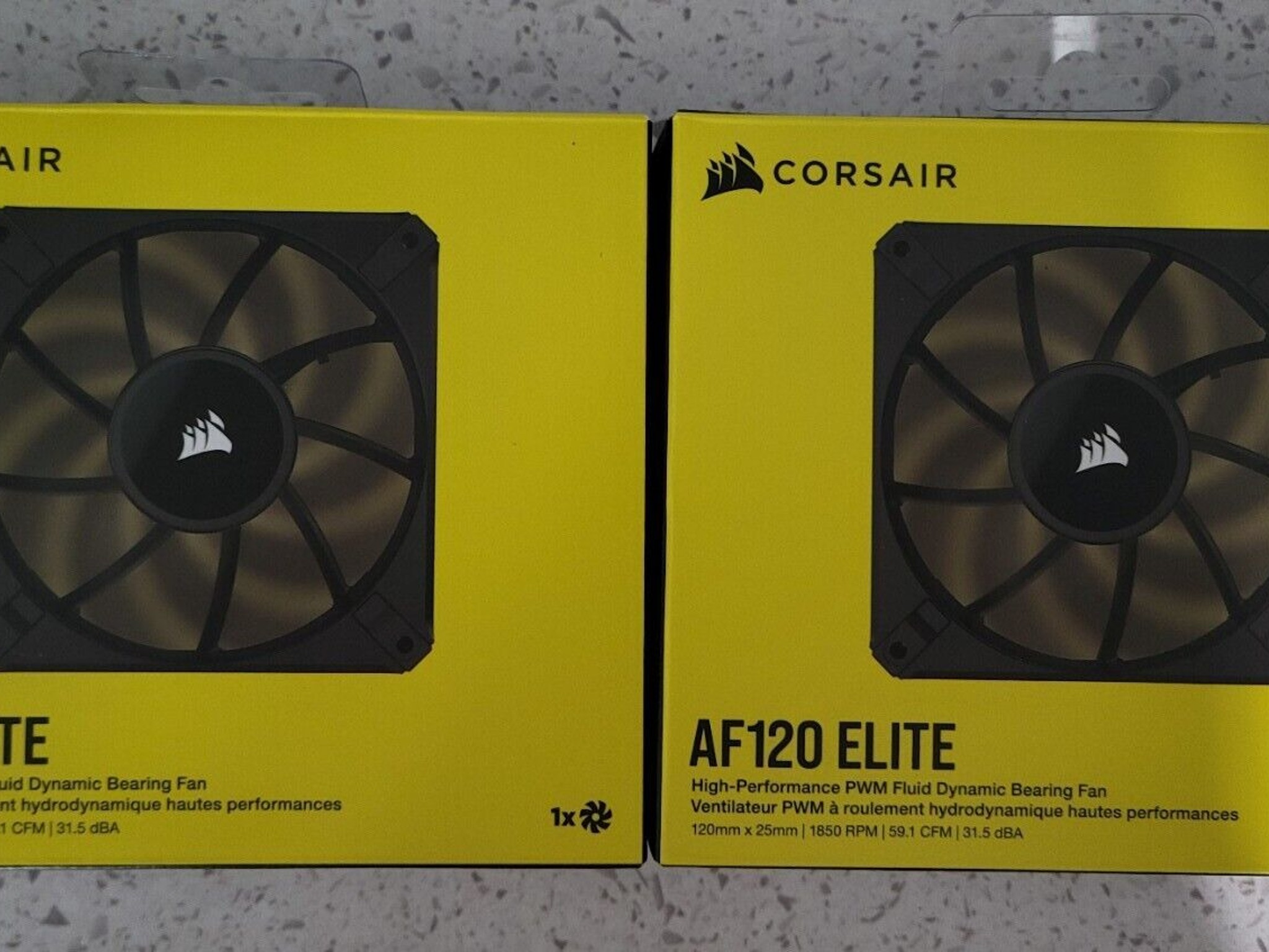 Corsair AF120 ELITE High-Performance 120mm PWM Fluid Dynamic Bearing Set of 2