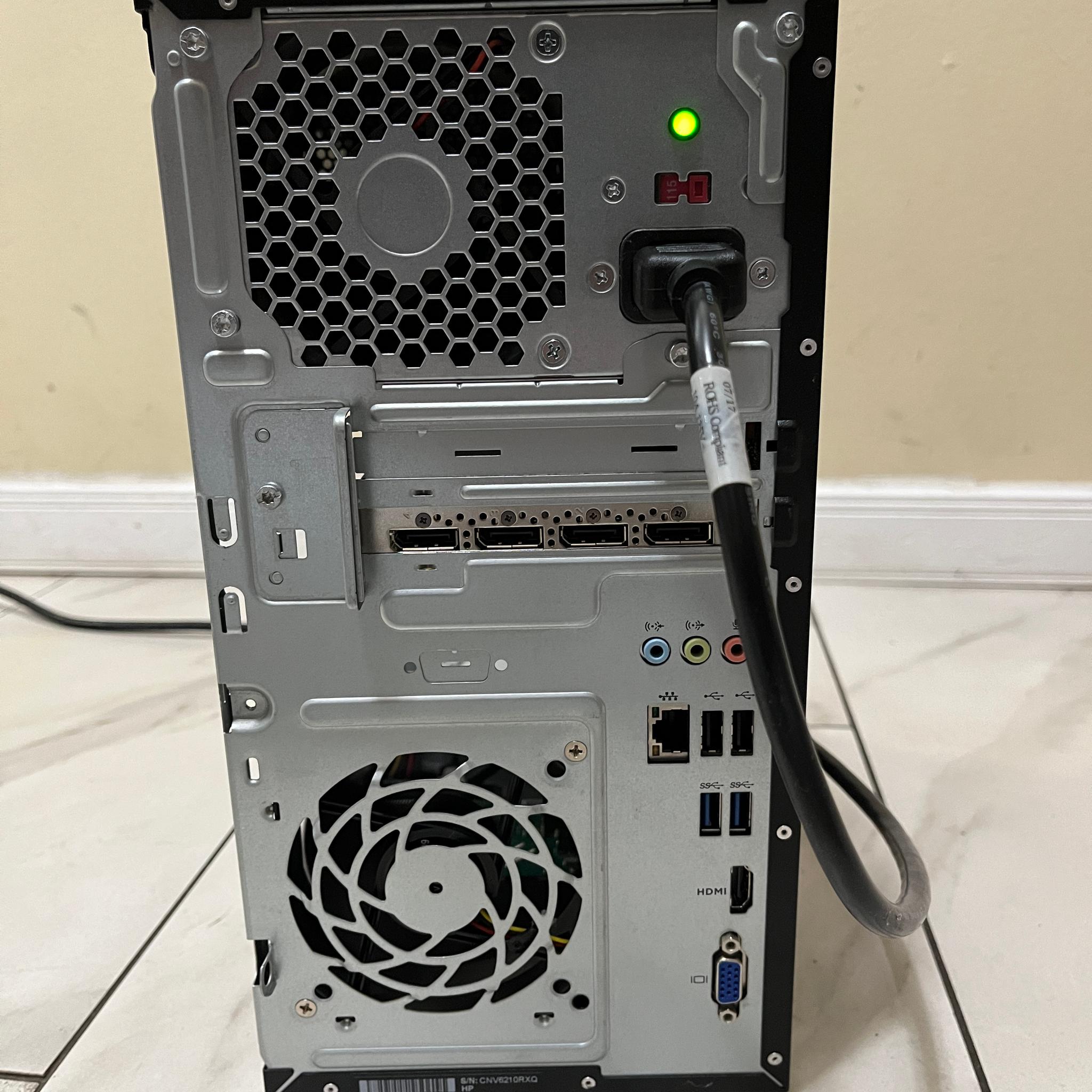 🔥🖥️ Super Budget HP Gaming PC –  Intel i5-6400T, NVIDIA M2000 4GB, 628 GB Storage & 12 GB RAM