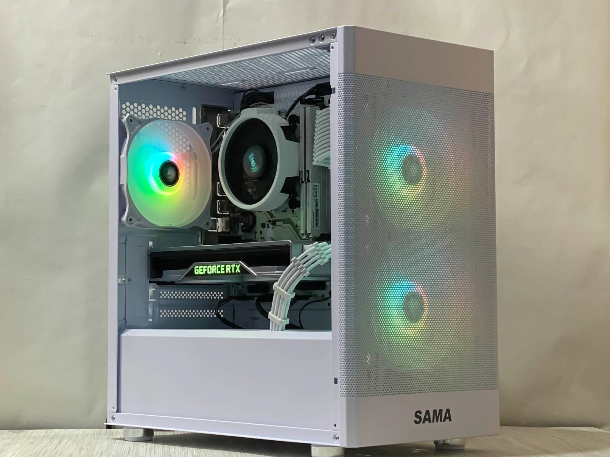 RTX 2060 Super, Ryzen 5 3600, 16GB DDR4, 512GB NVMe SSD, WiFi - White Gaming PC