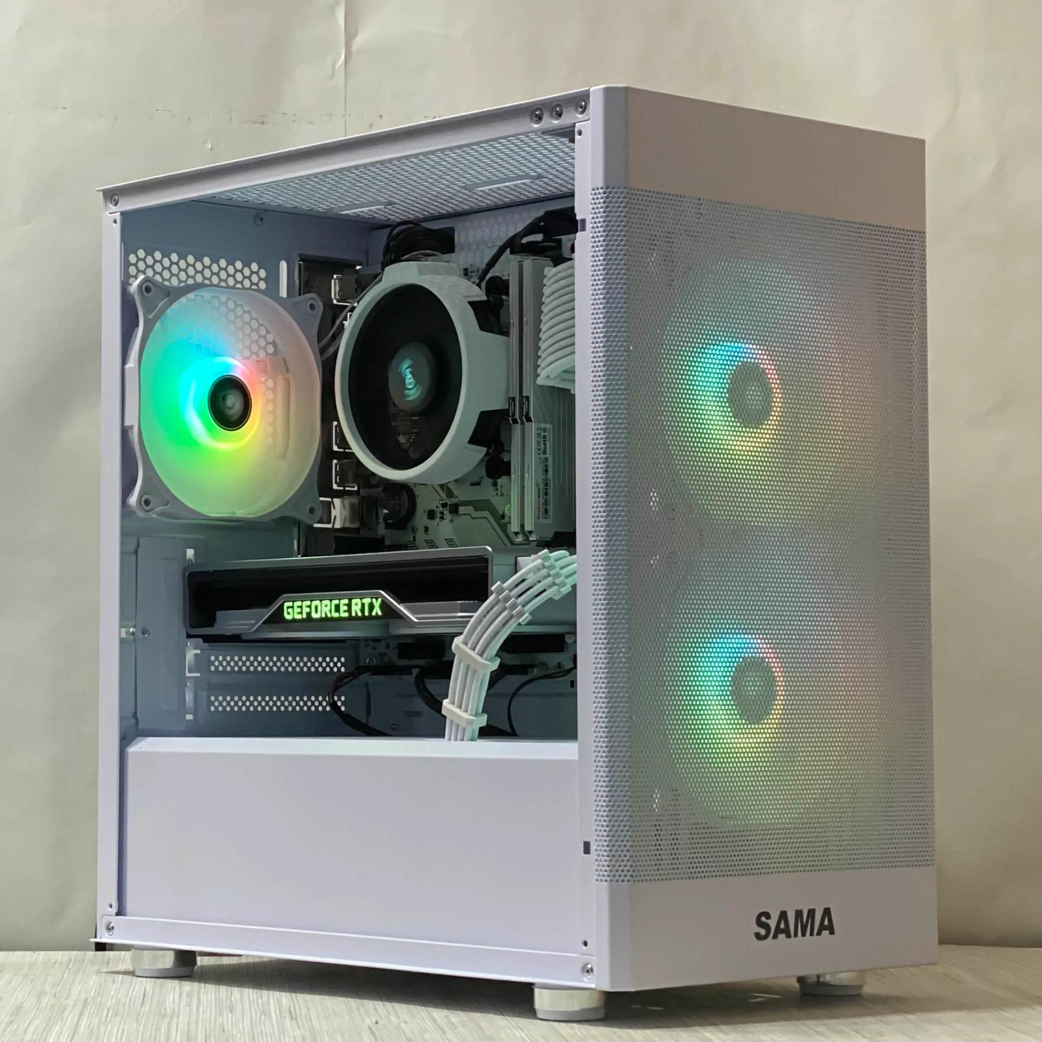 RTX 2060 Super, Ryzen 5 3600, 16GB DDR4, 512GB NVMe SSD, WiFi - White Gaming PC