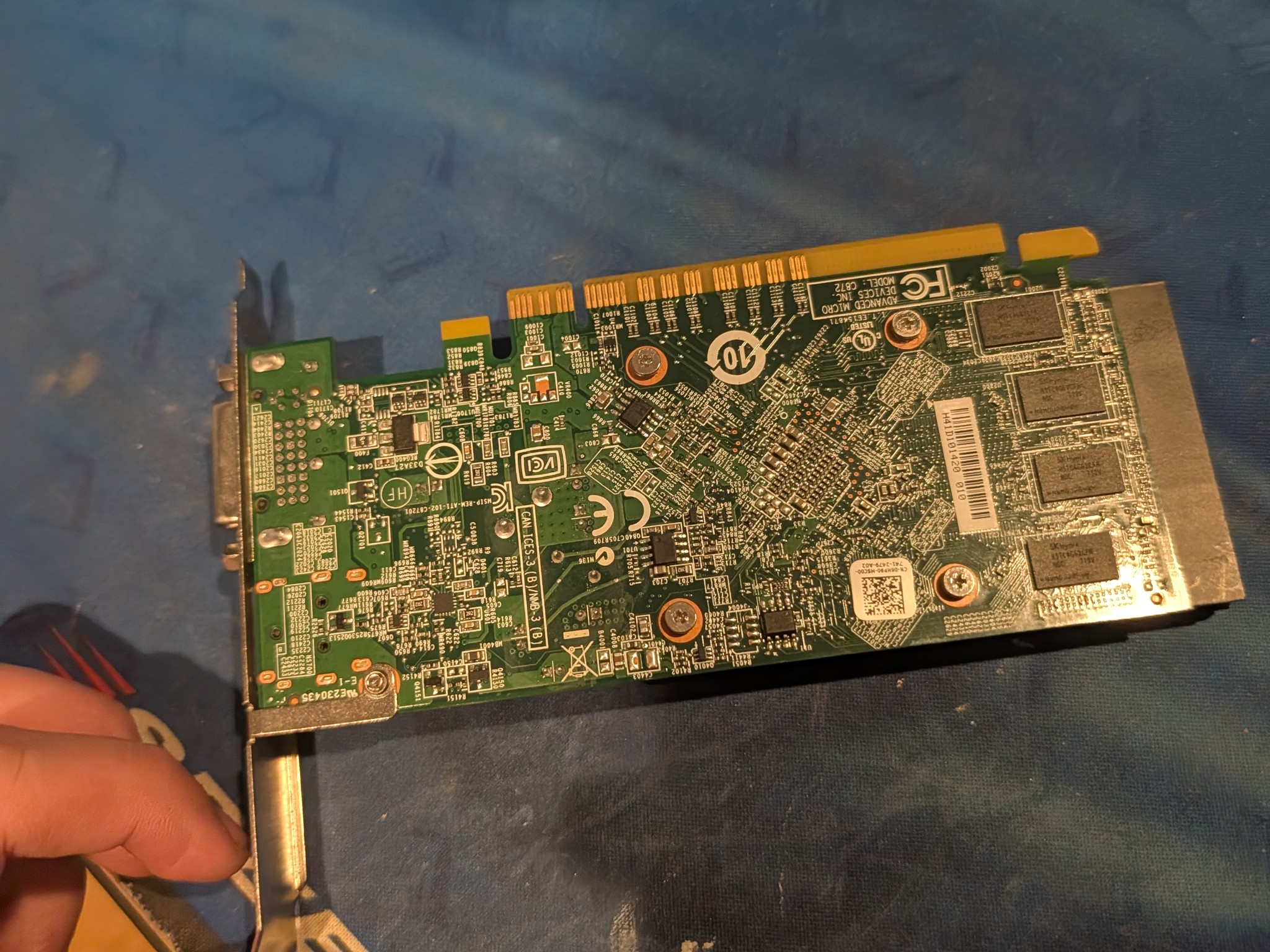 R7 350X freshly cleaned and repasted