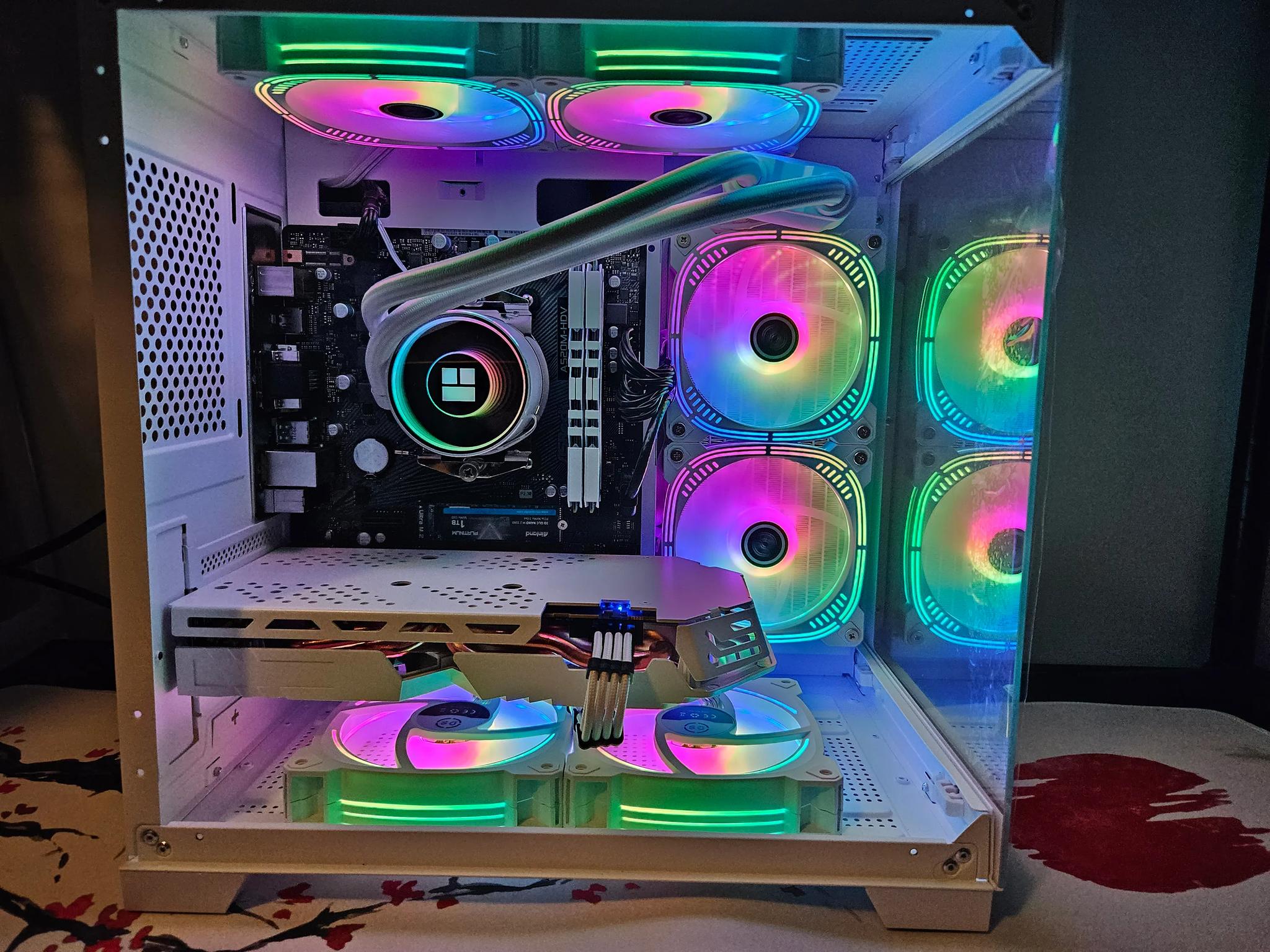 Artic Beast liquid cooled rig Ryzen 5 / 32GB RAM / 1TB SSD / RX6600