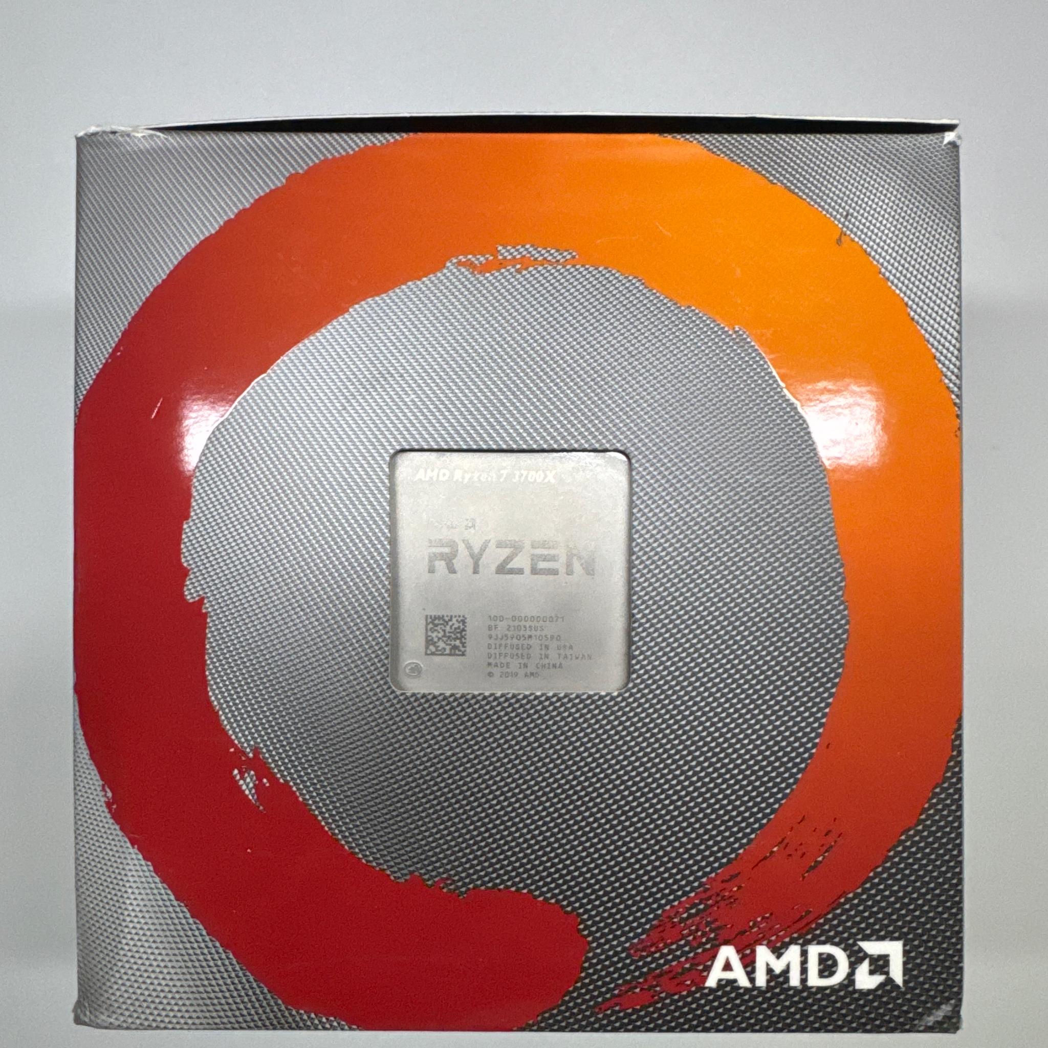 AMD Ryzen 7 3700X - AM4 Compatible (Box and Stock Fan Included)