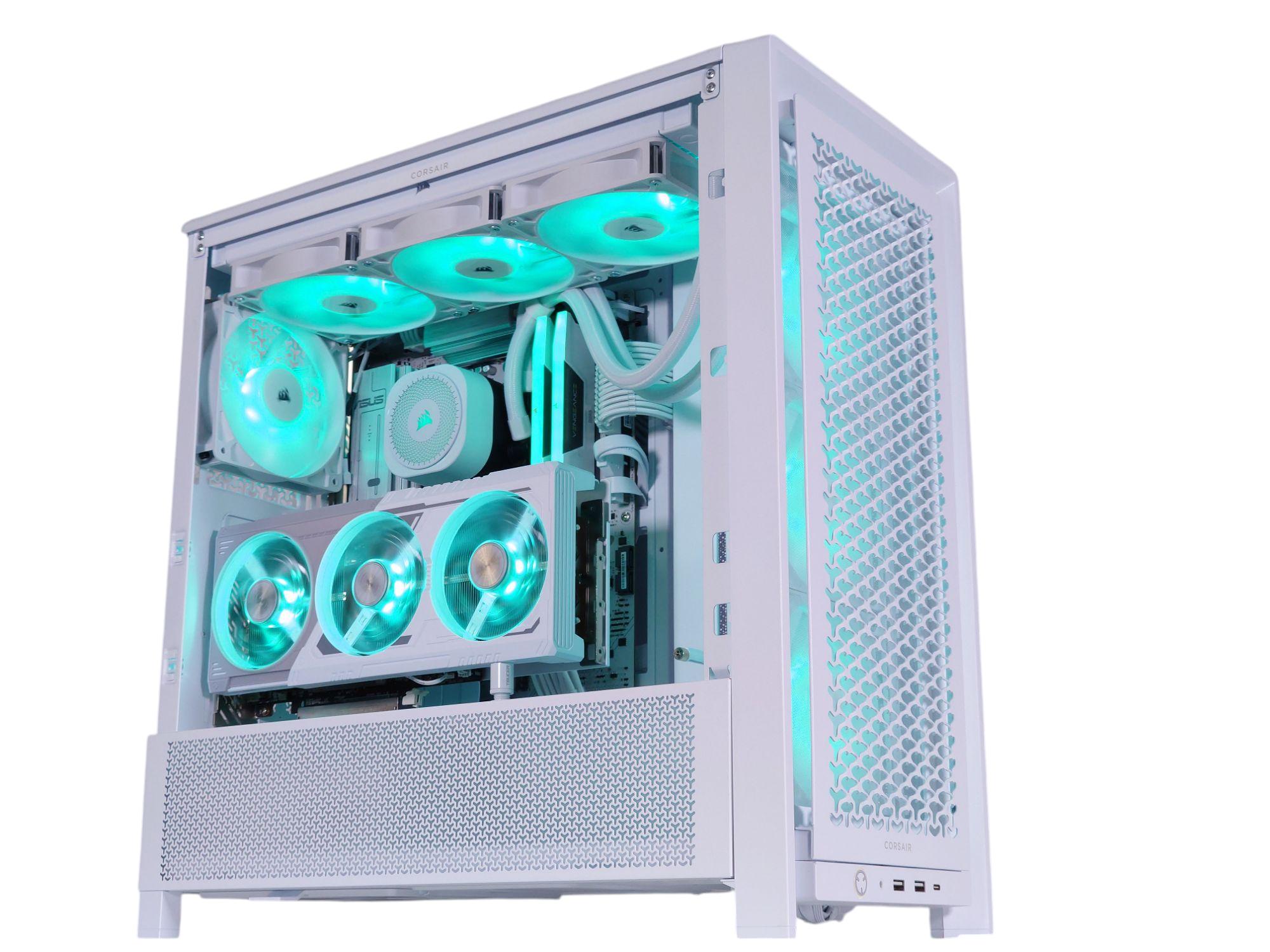 🤍🐻‍❄️All Corsair || All AMD Gaming PC!🥇AMD RX 9070 XT 16GB🥇AMD Ryzen 7 9800X3D 8 core🥇32GB DDR5