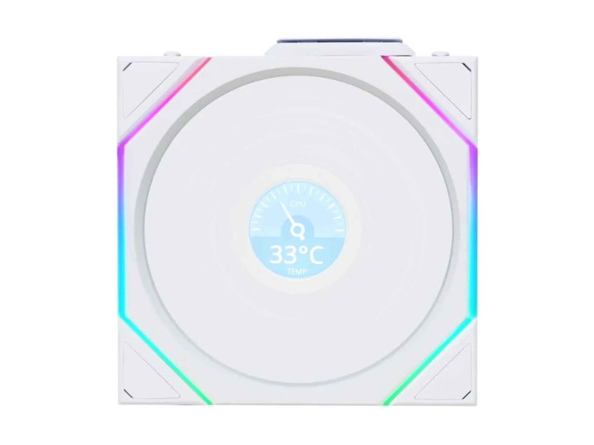 Lian Li UNI FAN TL Wireless LCD 120mm ARGB Case Fan White - New