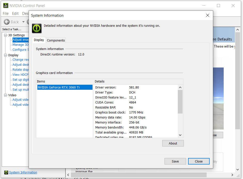 MSI GeForce RTX 3060 Ti  8GB w/ kickstand