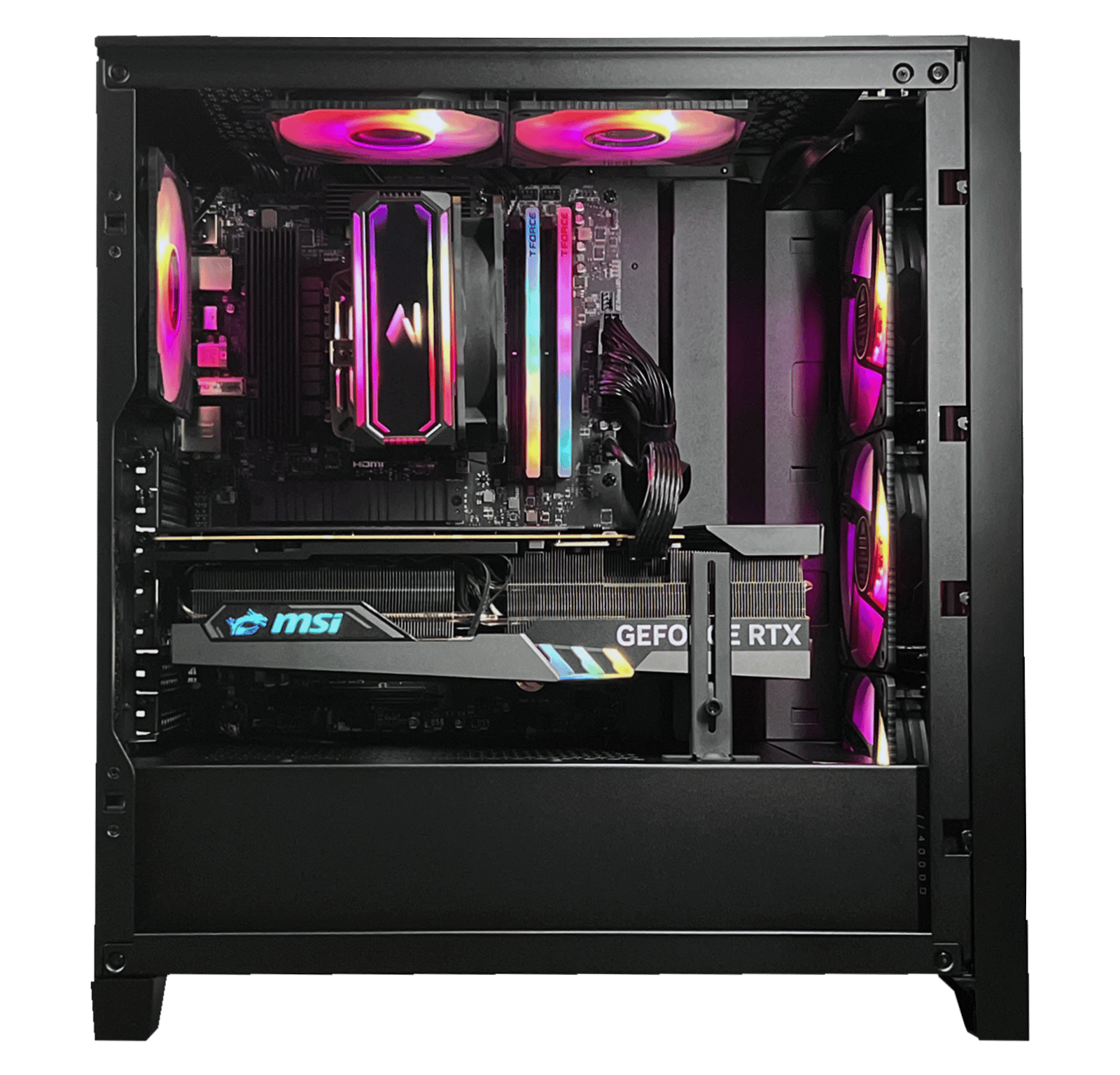 RTX 4090 | Intel Core i7-12700KF | 32GB DDR5 | 2TB SSD | 850W Gold PSU | ARGB Fans