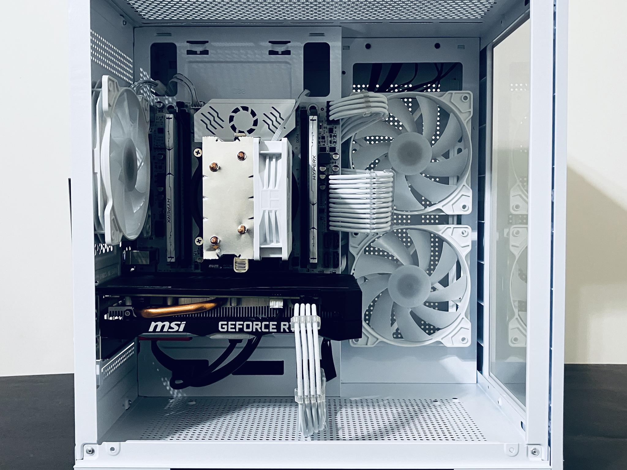❄️White Gaming PC wRGB - Intel Xeon 6-cores ● 16GB RAM ● 512GB SSD ● RTX 2060 ● Great Value 1080p