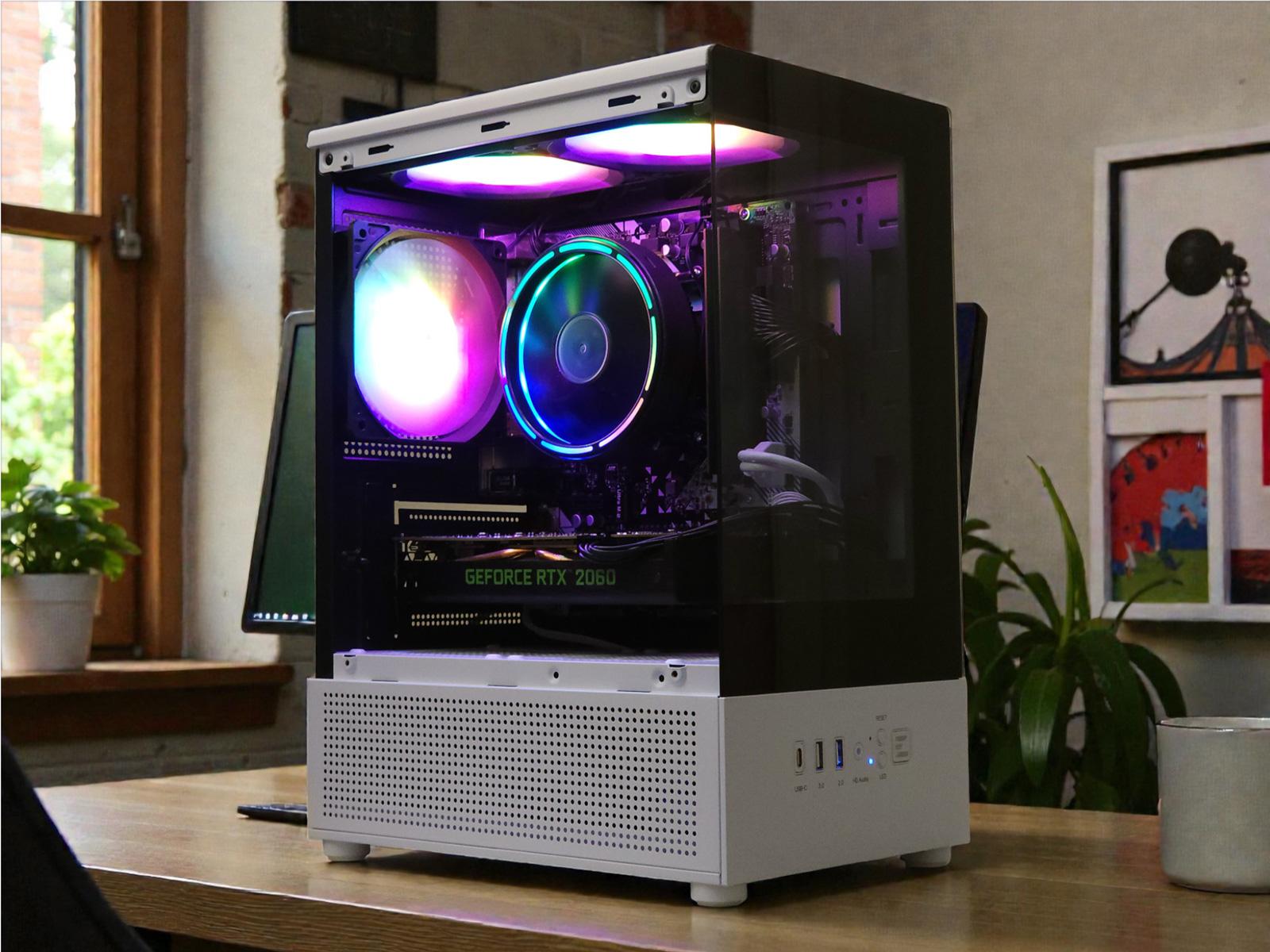 🐼 Gaming PC | GeForce RTX 2060 | Ryzen 5 3400G | 16GB RAM | 500GB SSD | WIFI | Win 11 Pro