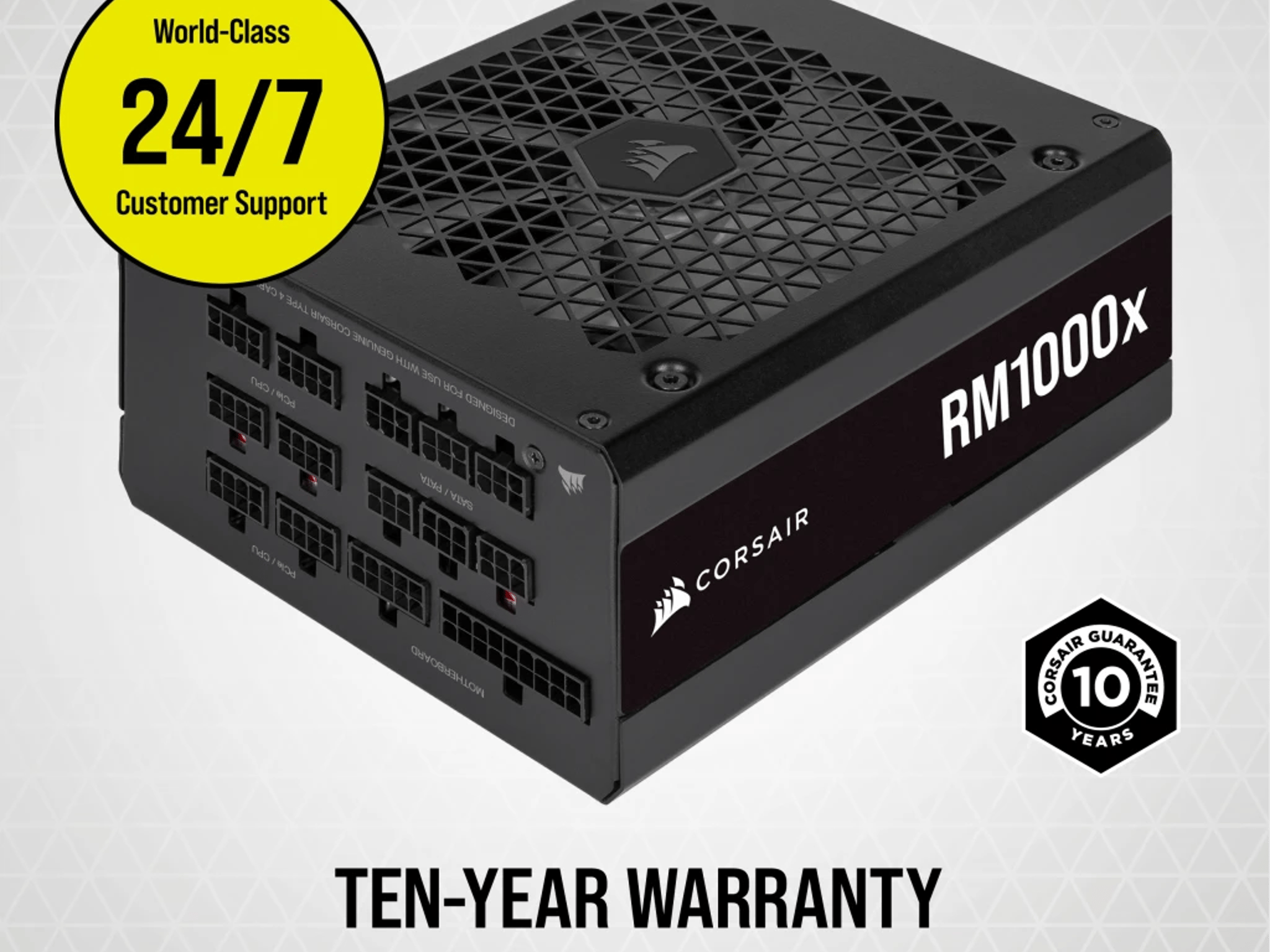 Corsair RM1000x (2021) Fully Modular ATX Power Supply - 80+ Gold