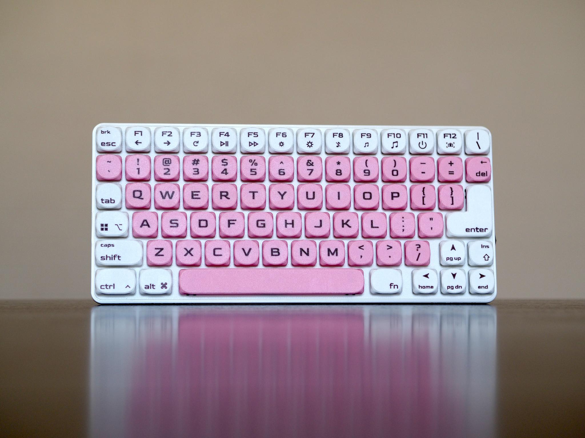 Low Profile 74-key Wired Mechanical Keyboard • Hot Swappable, Hand Assembled, Gaming, Travel, USB-C