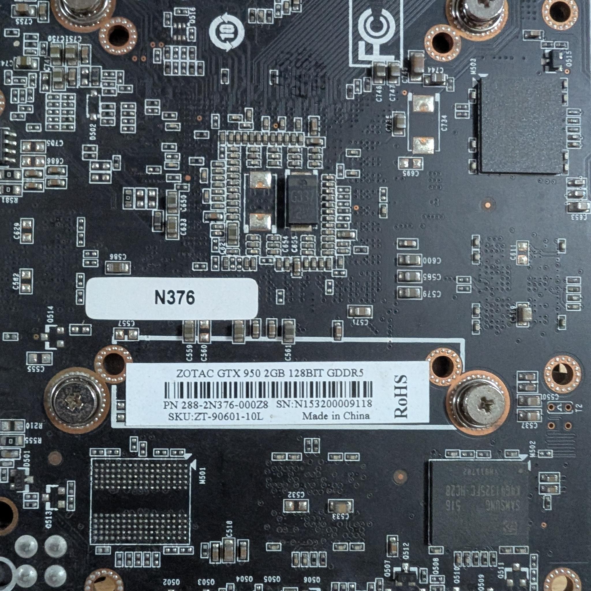 Zotac Nvidia GTX 950 2GB + 32GB DDR3 1333MTs