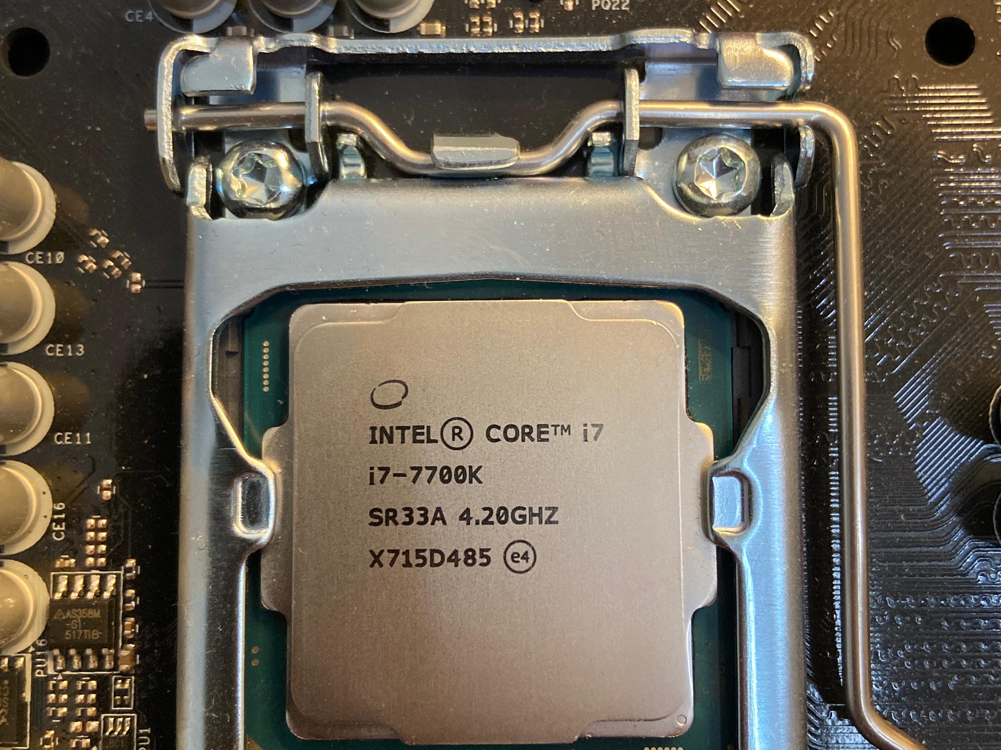 Intel Core i7-7700k