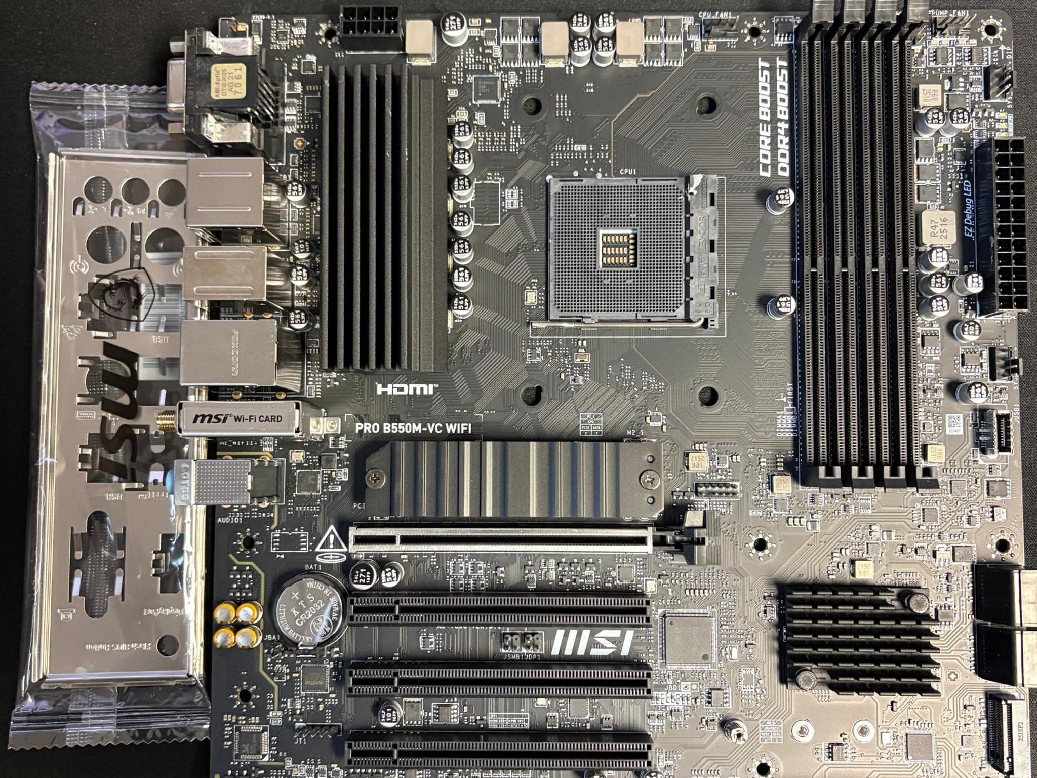 USED & FUNCTION GOOD - MSI PRO B550M-VC WIFI