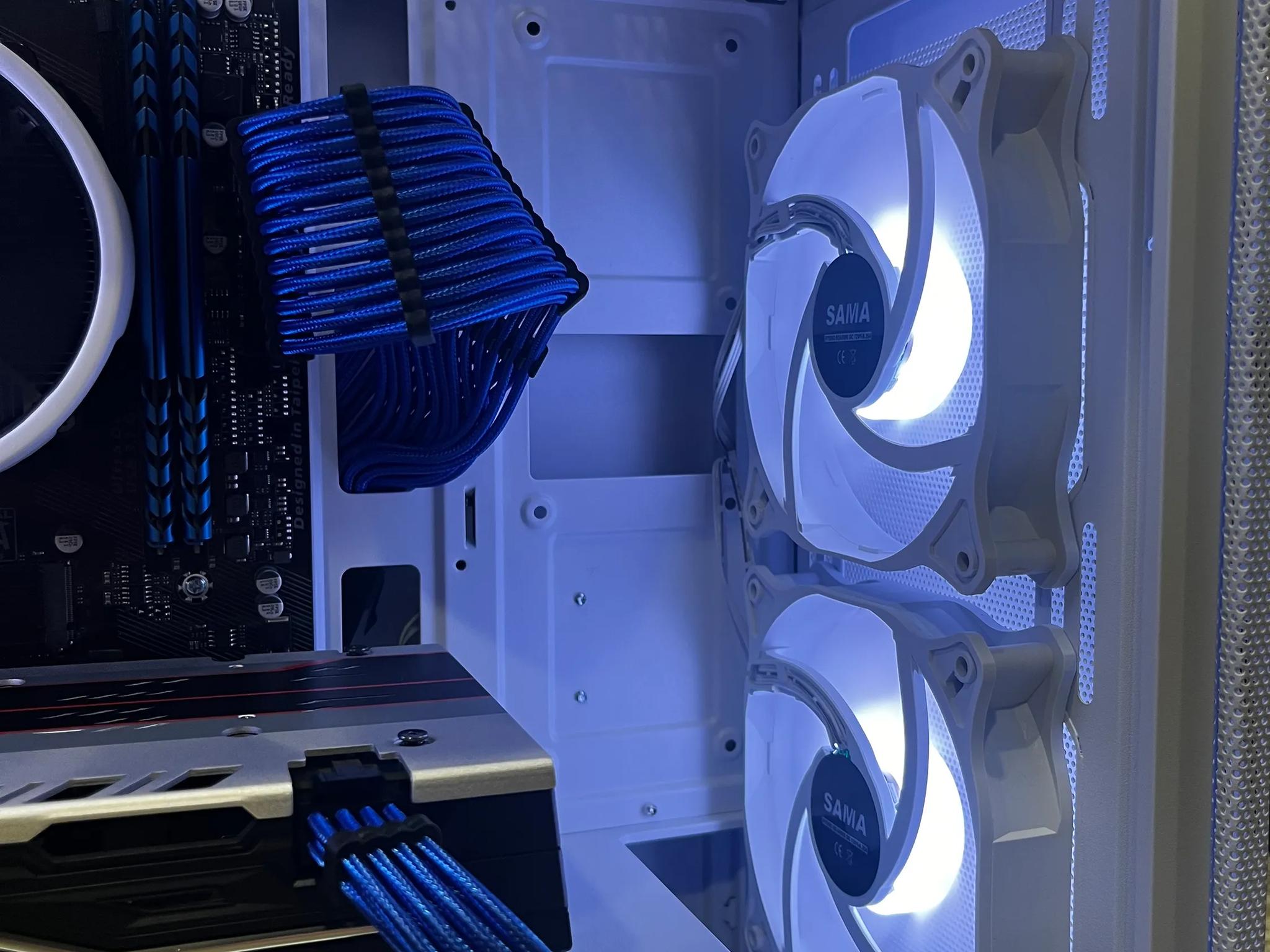 ??️White Gaming PC||AMD Ryzen 5 2600||Sapphire PULSE Radeon RX 