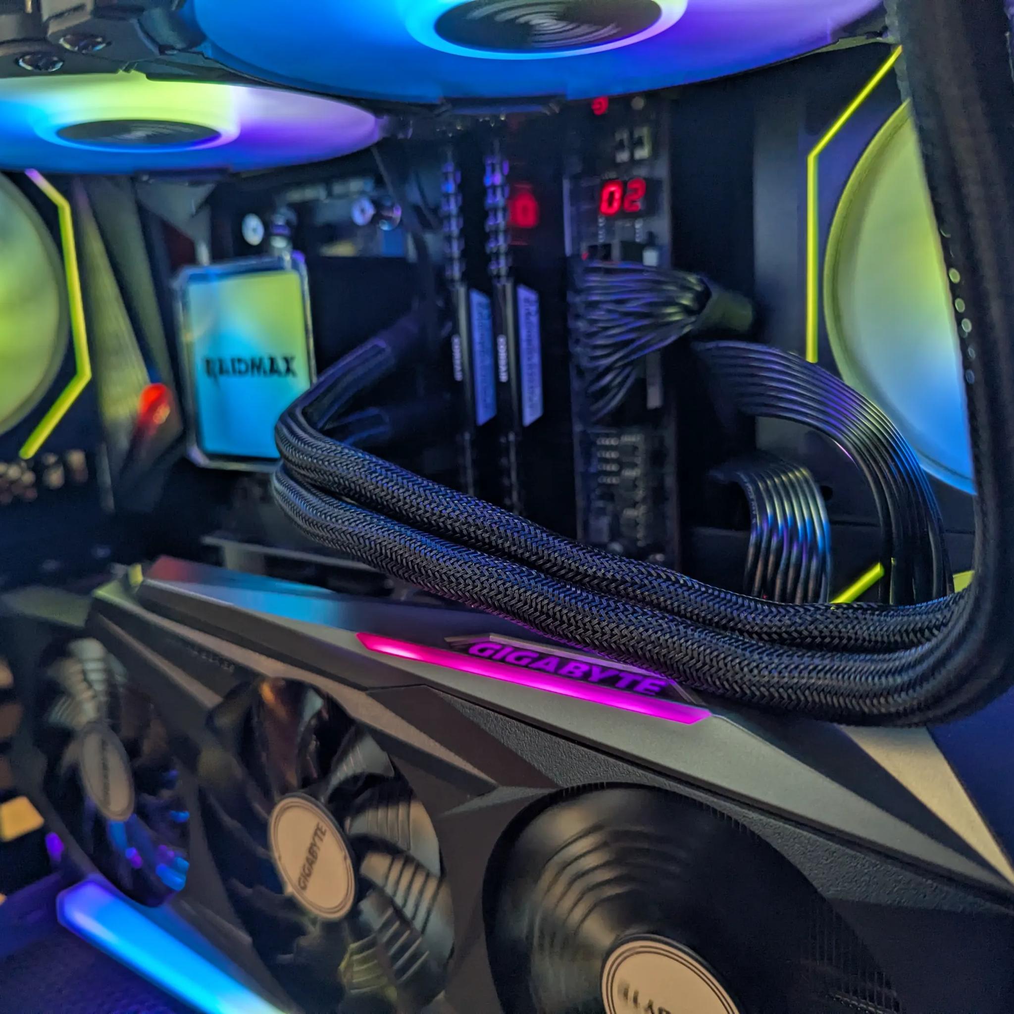 ⚔️ Obsidia – 3080 TI + 5800X3D Gaming Powerhouse | 1440p/4K Monster Build
