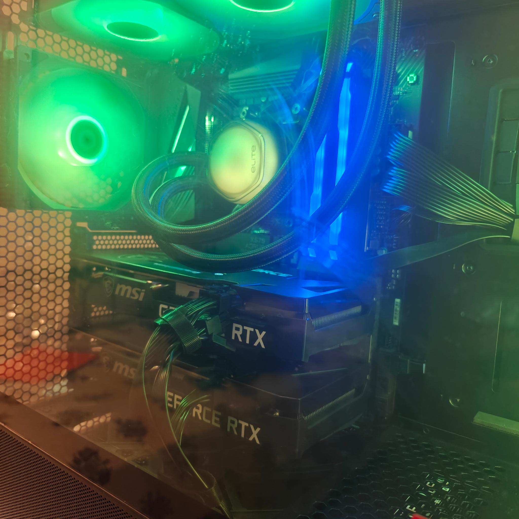 Gaming and AI PC (Ryzen 9 5900XT | Dual RTX 3060s 12GB | 32GB DDR4 | 2TB SSD + 1TB HDD)