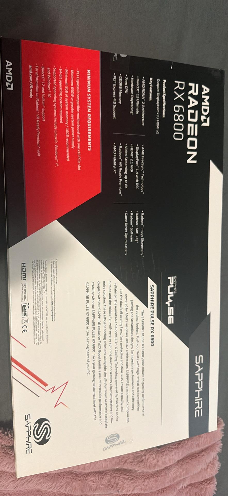 SAPPHIRE PULSE Radeon RX 6800