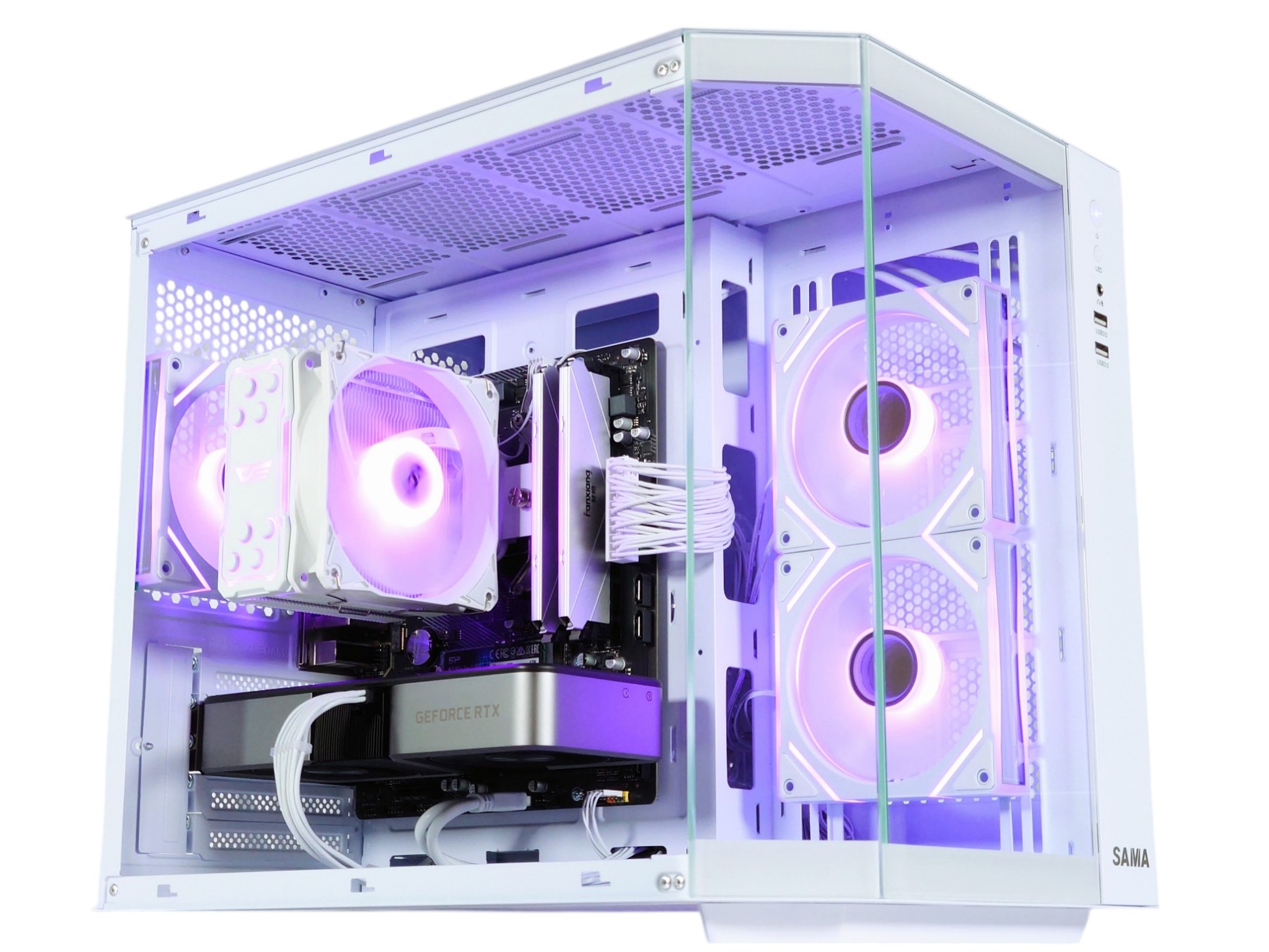 💚🤍Founders Gaming PC❇️Geforce RTX 3070 8GB❇️AMD Ryzen 5 5600 6-Core❇️32GB DDR4❇️1TB SSD