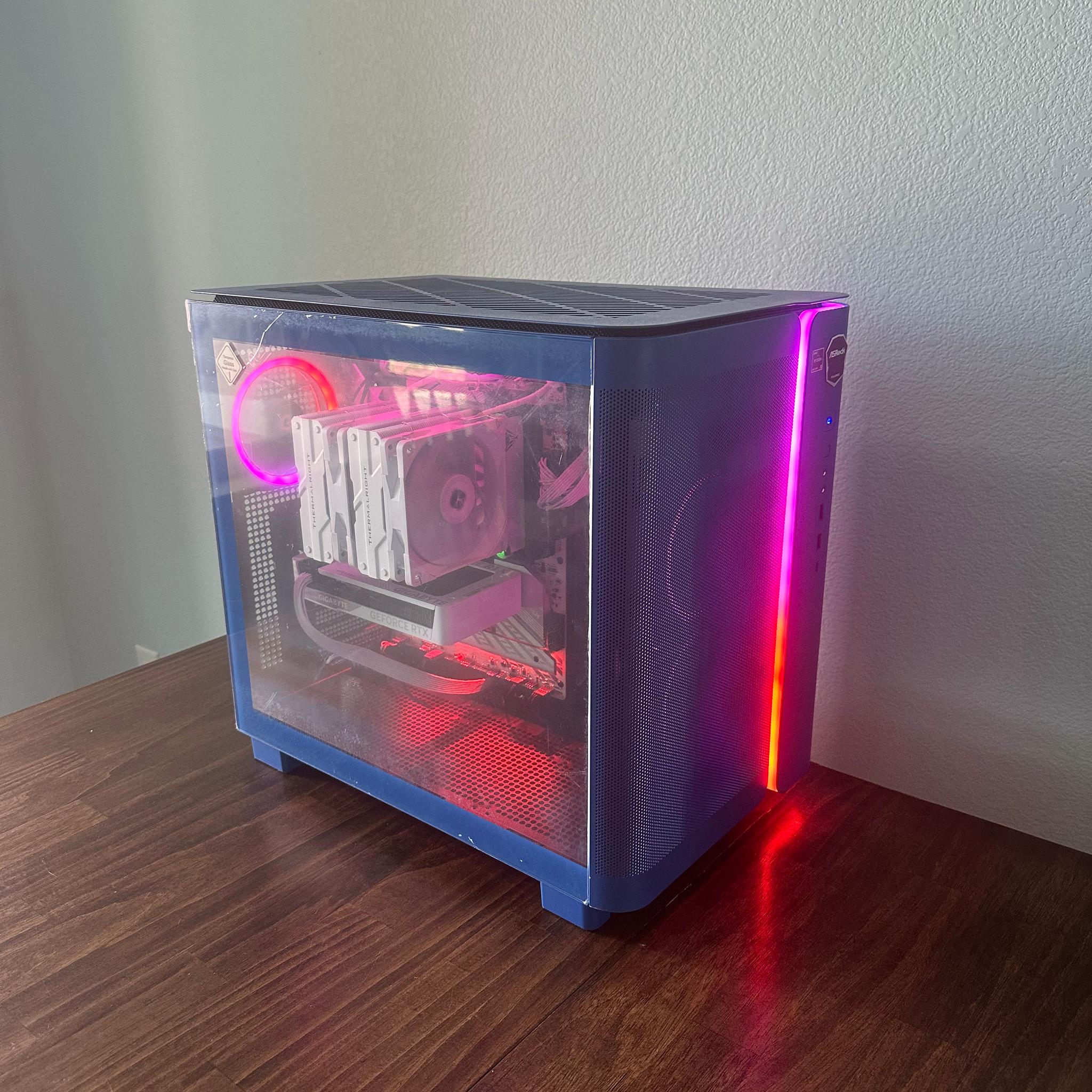 Captain America Gaming PC AMD Ryzen 12 threads NVIDIA 5060 16GB DDR5 RAM 1TB SSD
