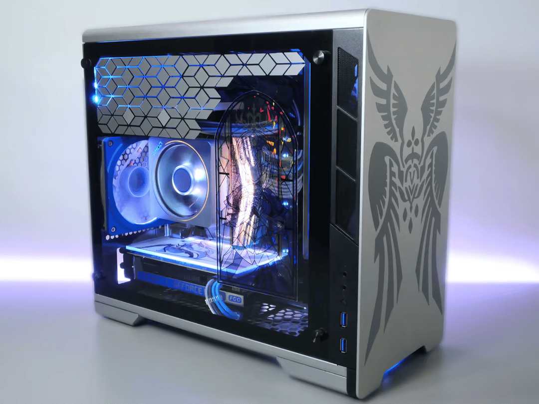D'arc Lyte | Ryzen 5 5500, RTX 3050, 1tb nvme FGO theme ITX build